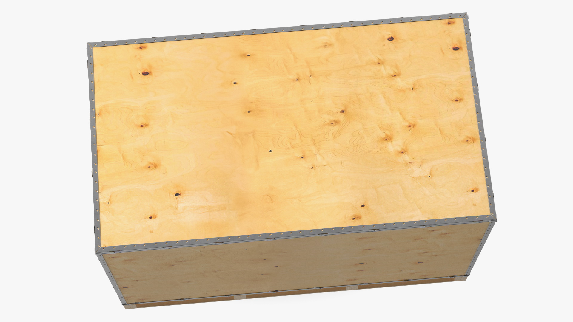 3D model Export Shipment Wooden Container 84x48 Inches