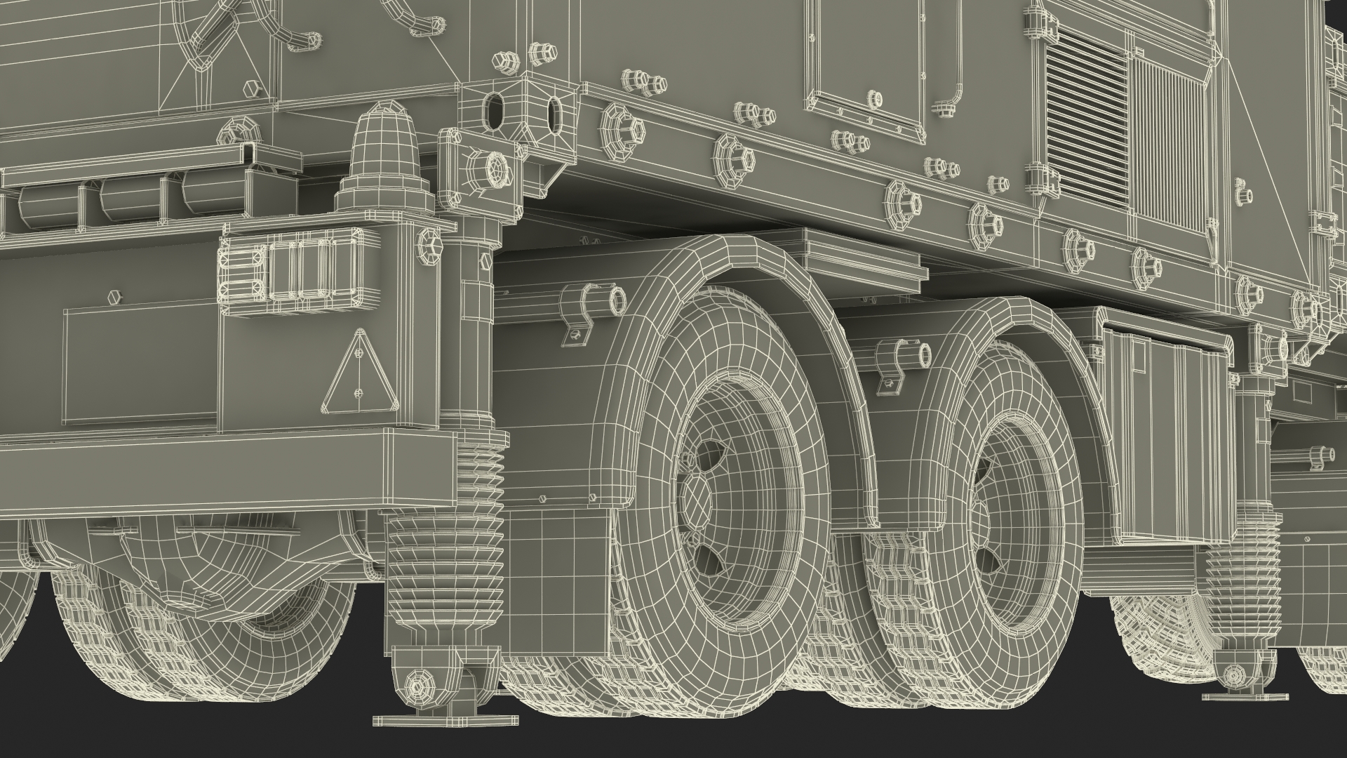 3D model Military Truck with Missile System Crotale NG