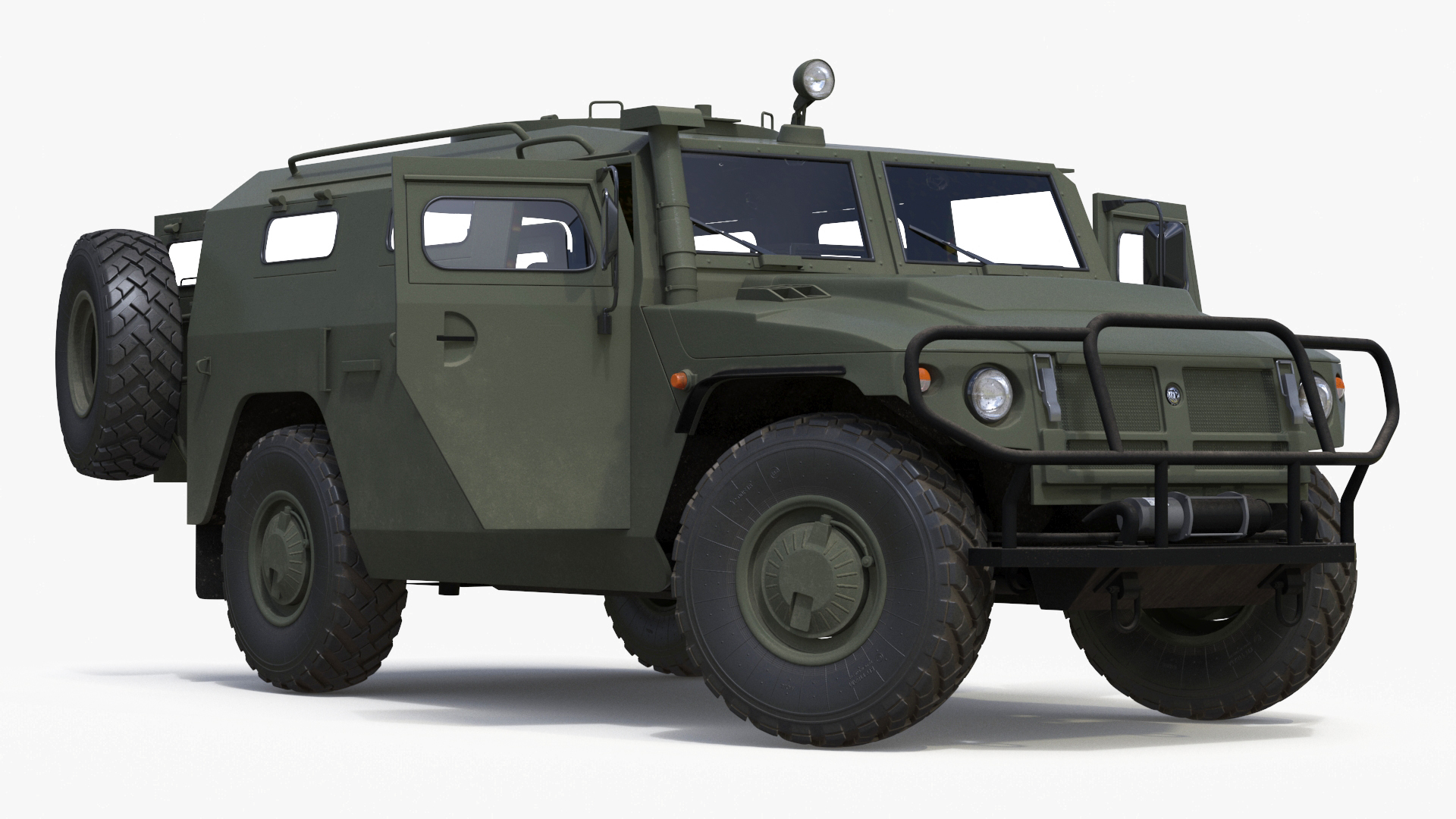 3D model Military Truck with Missile System Crotale NG
