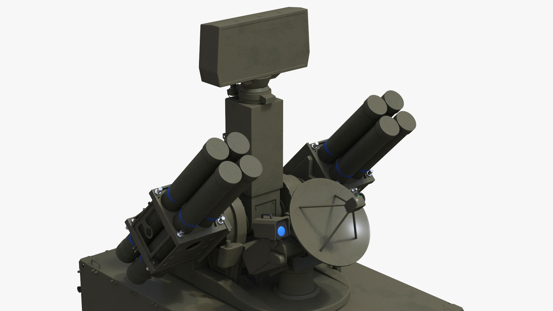 3D model Military Truck with Missile System Crotale NG