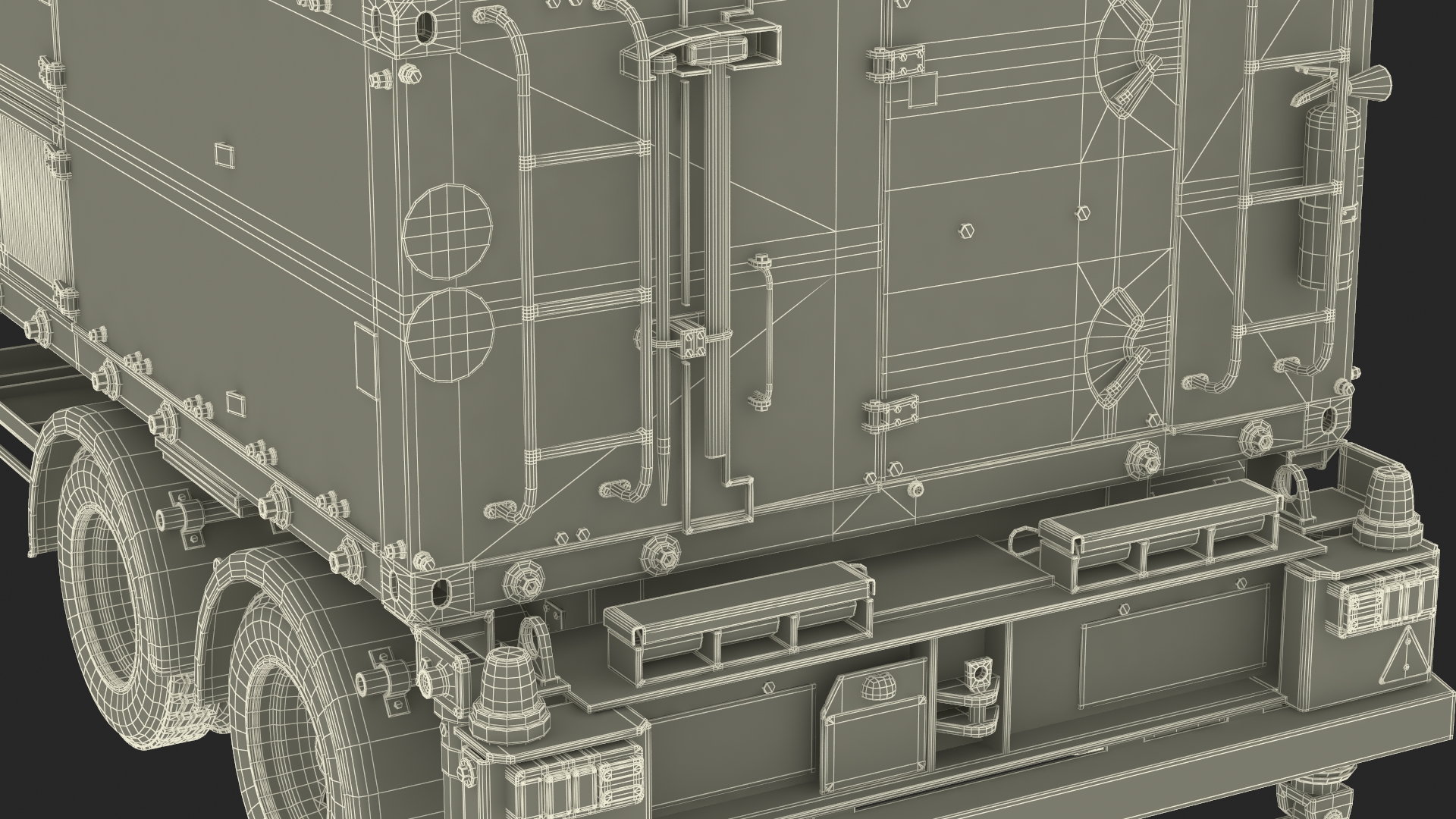 3D model Military Truck with Missile System Crotale NG