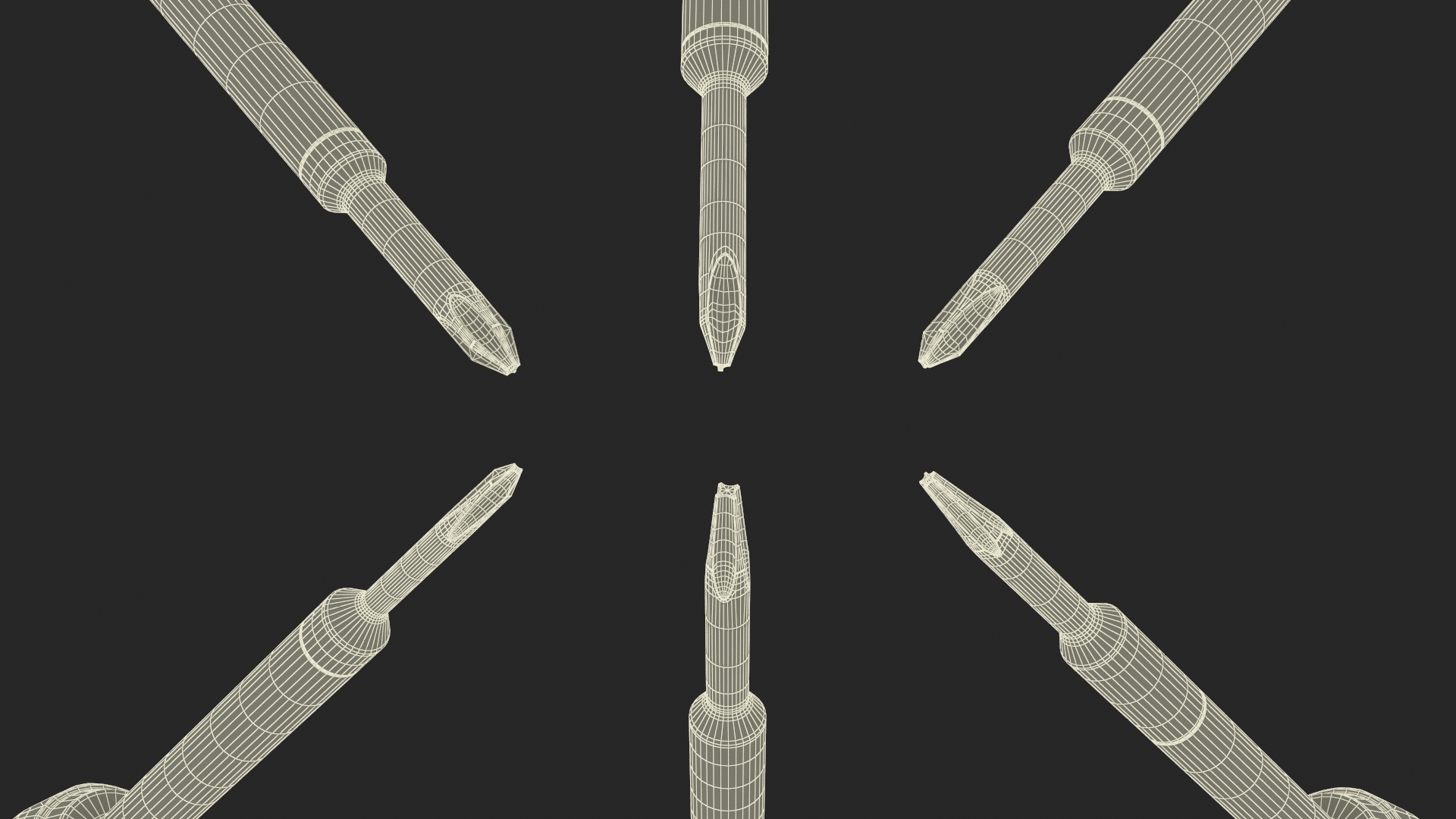 3D Cellphone Repair Screwdrivers Set model