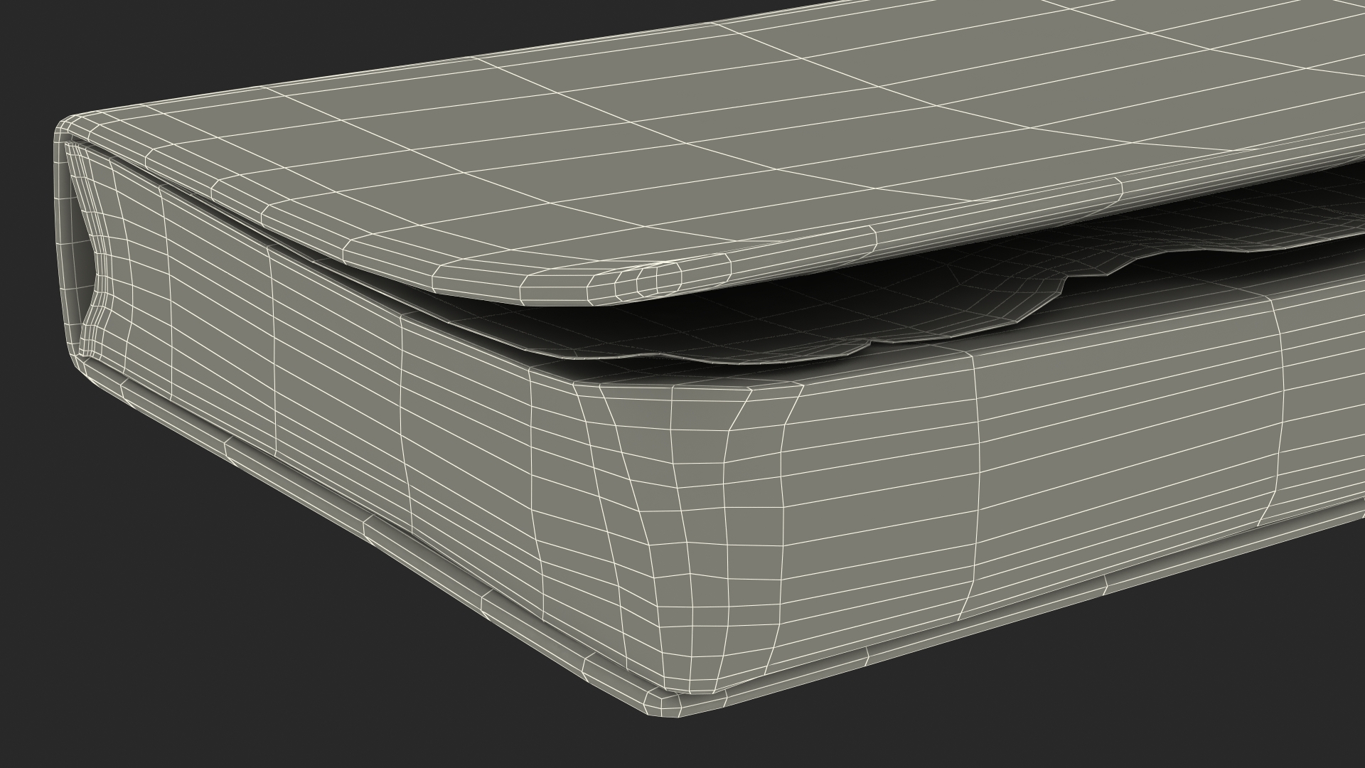 3D Closed Clean Old Book