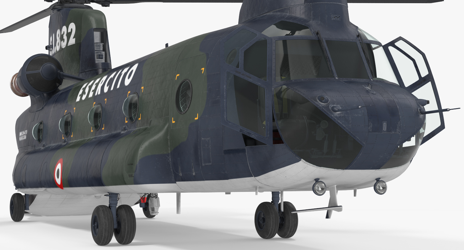 Transport Helicopter CH 47 Chinook 3D model