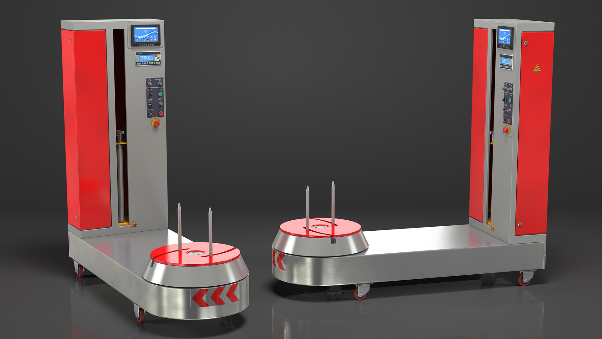Fatek Airport Luggage Suitcase Wrapping Machine 3D