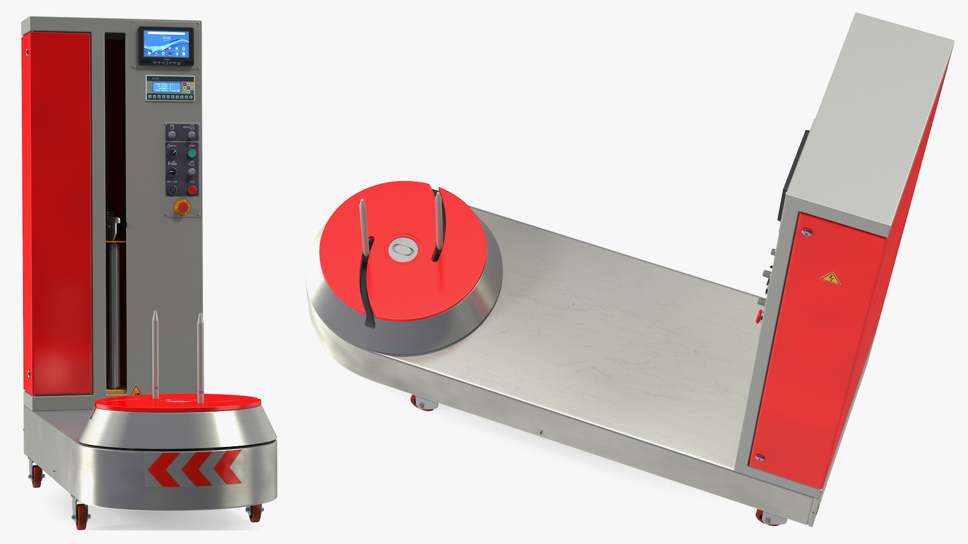 Fatek Airport Luggage Suitcase Wrapping Machine 3D