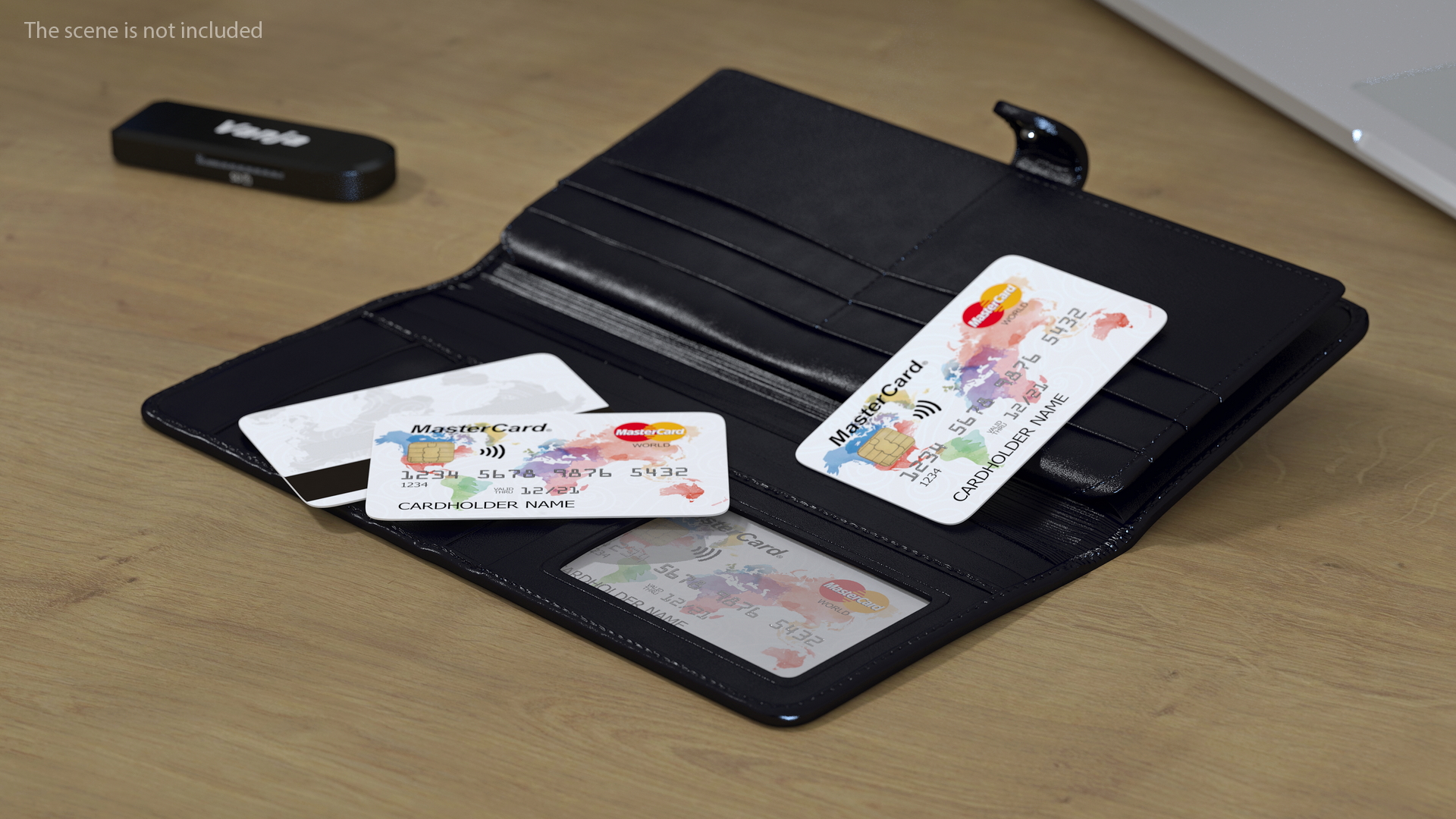 3D MasterCard World Credit Card model