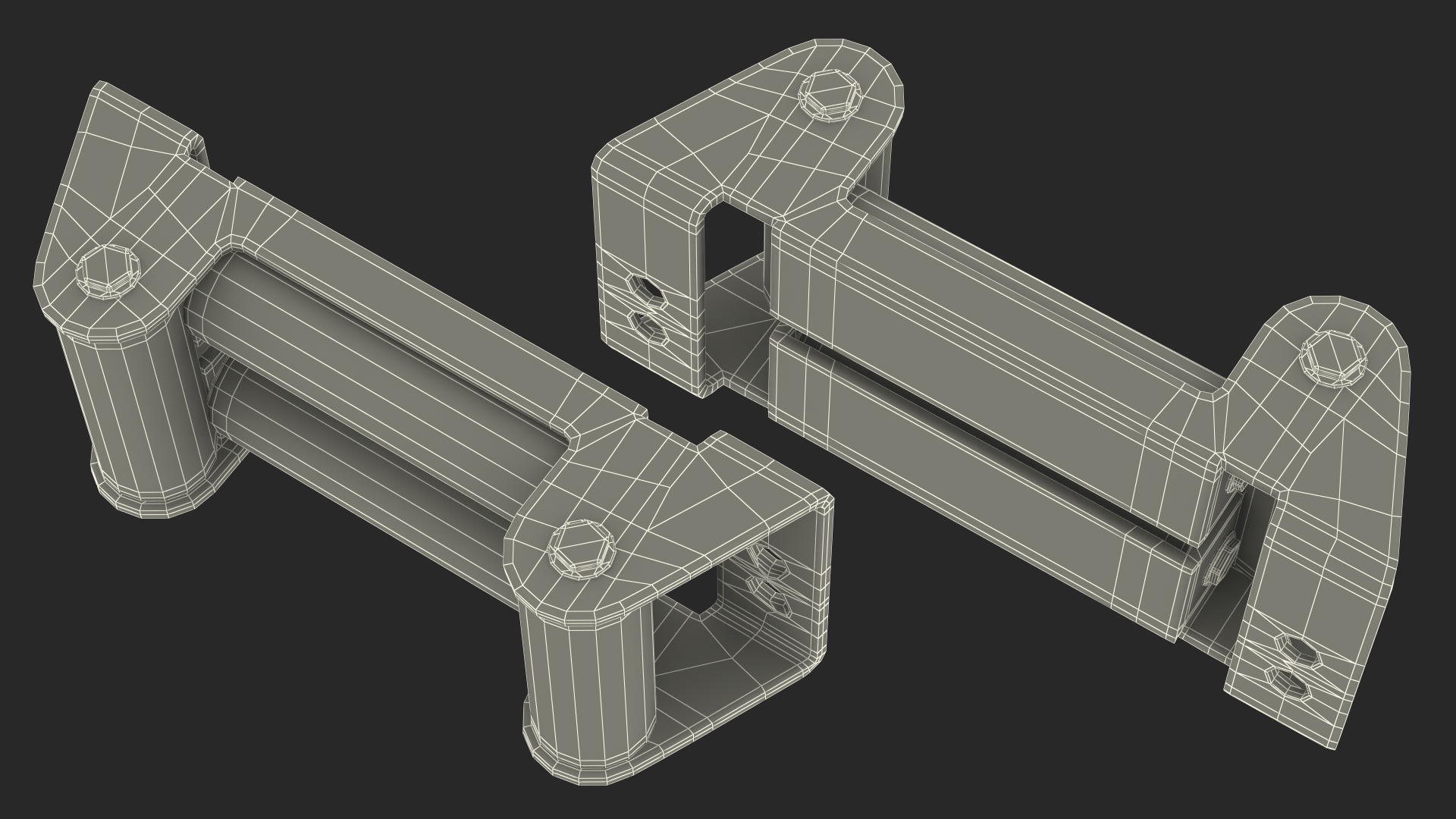 3D model Roller Fairlead