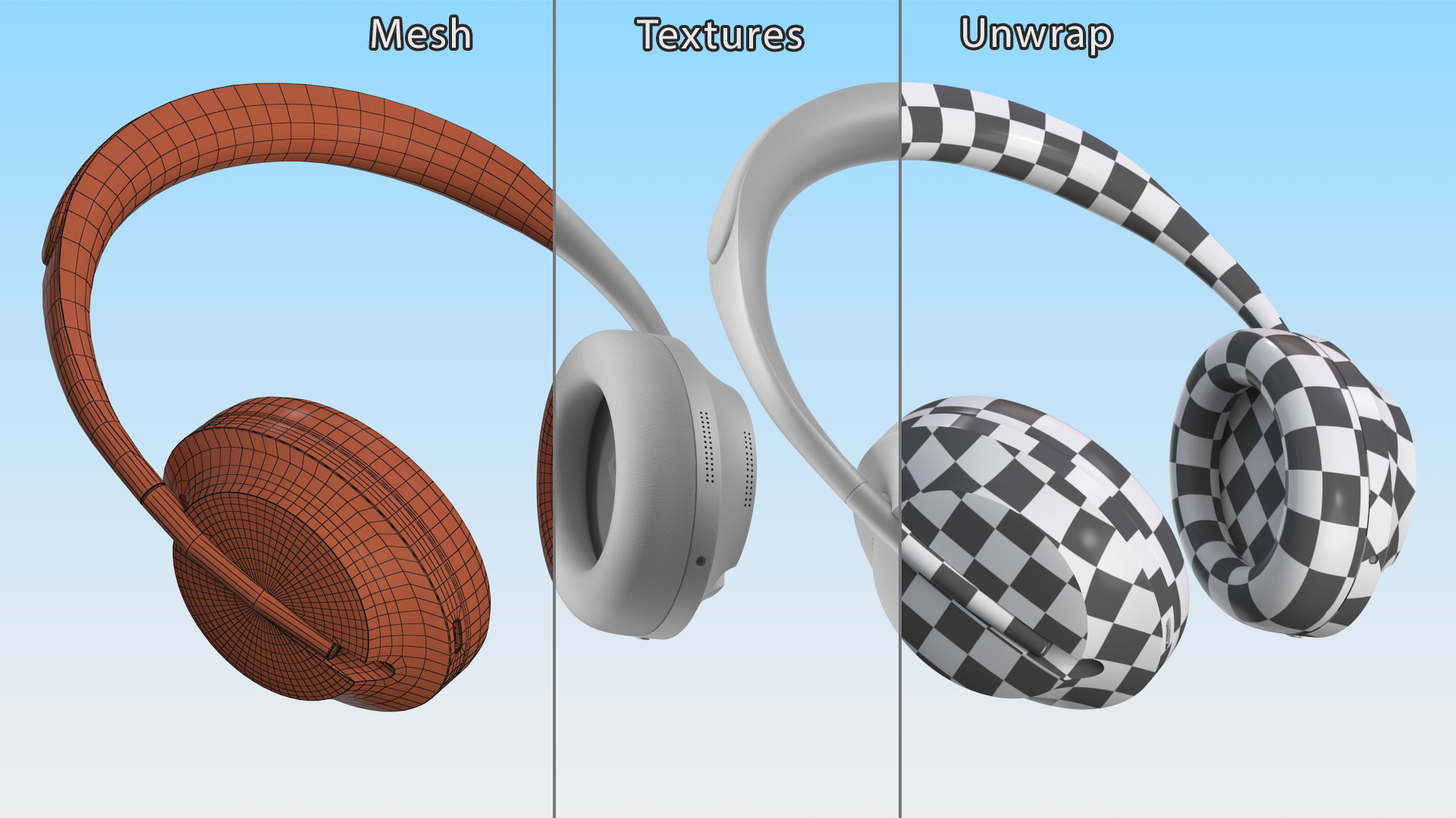 Bose Noise Canceling Headphones 700 Silver 3D