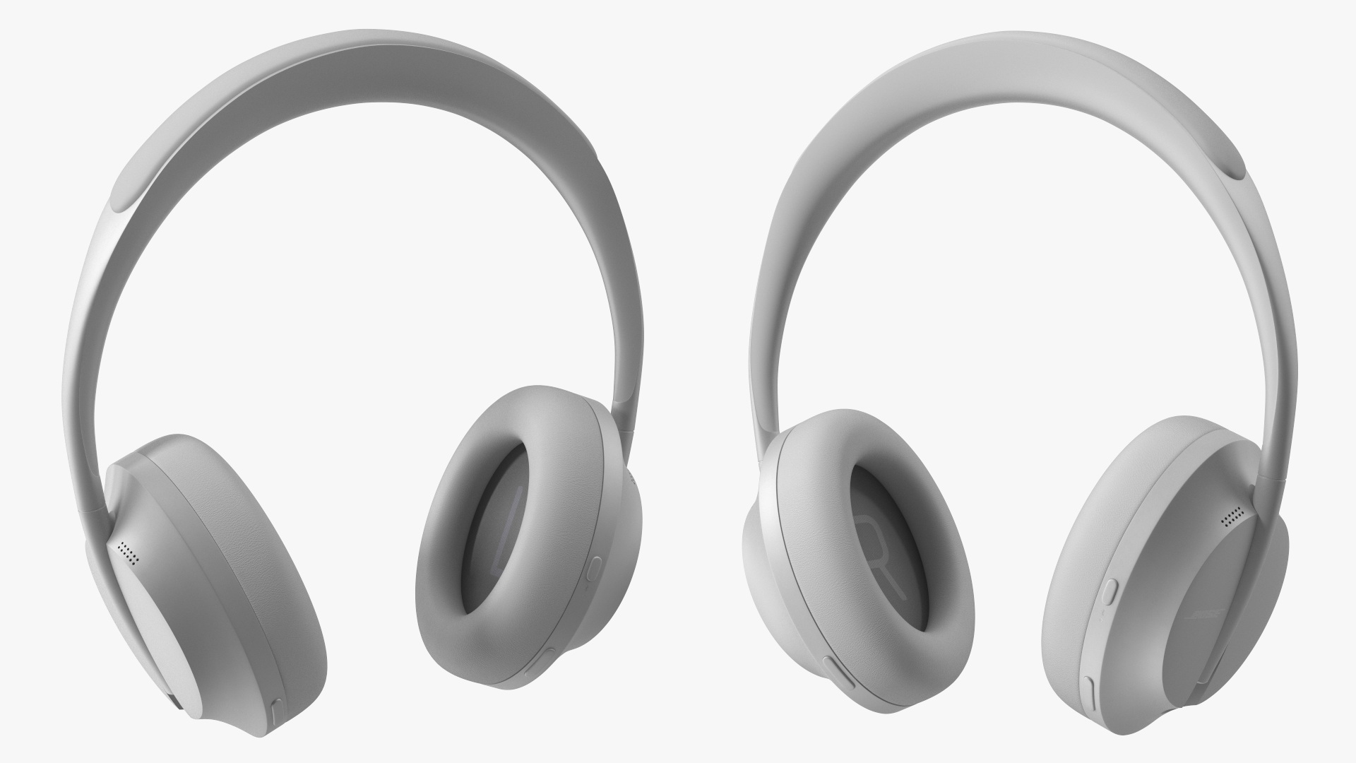 Bose Noise Canceling Headphones 700 Silver 3D