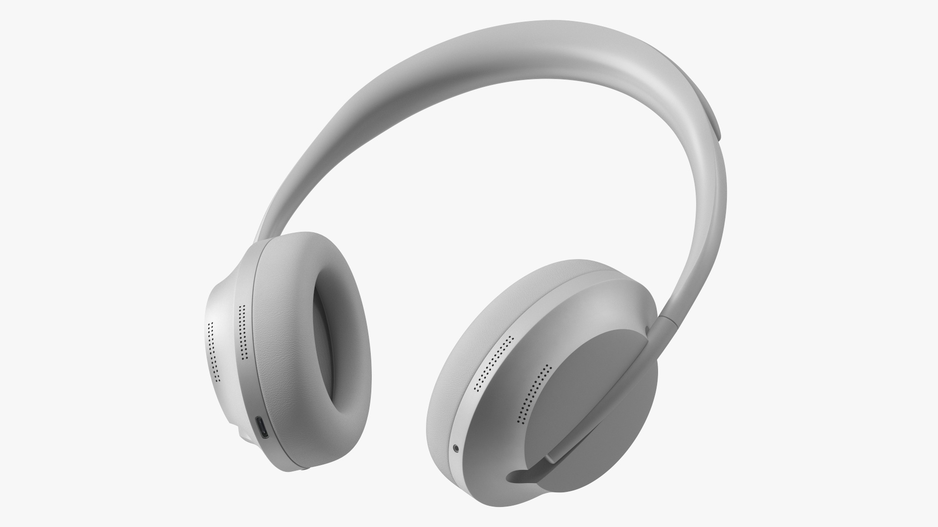 Bose Noise Canceling Headphones 700 Silver 3D