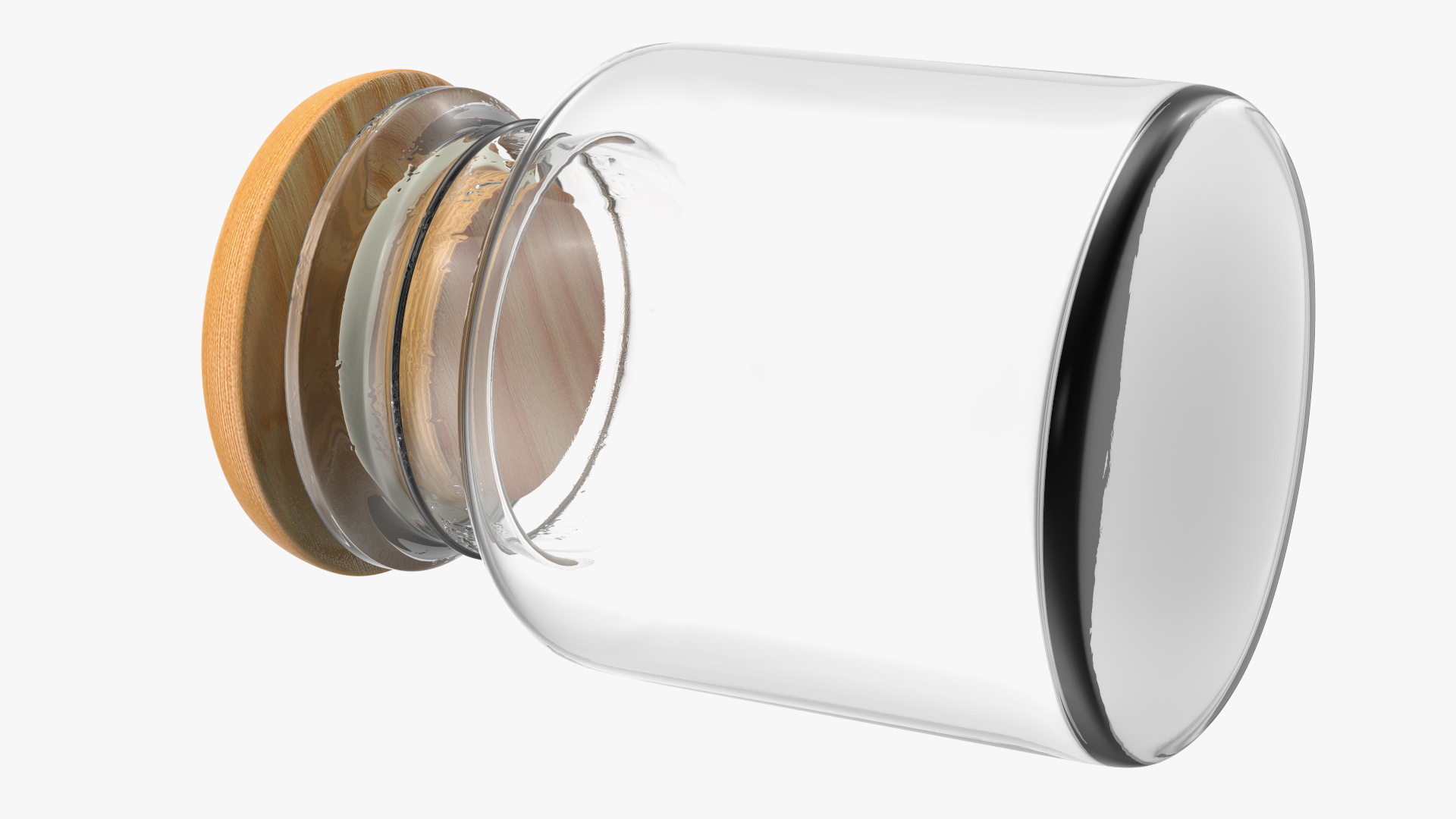 Storage Glass Jar 3D
