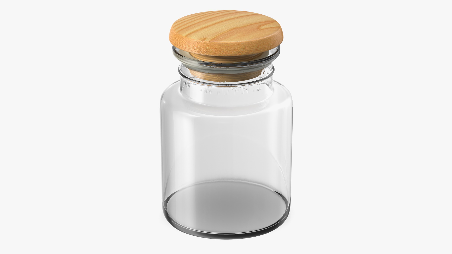 Storage Glass Jar 3D