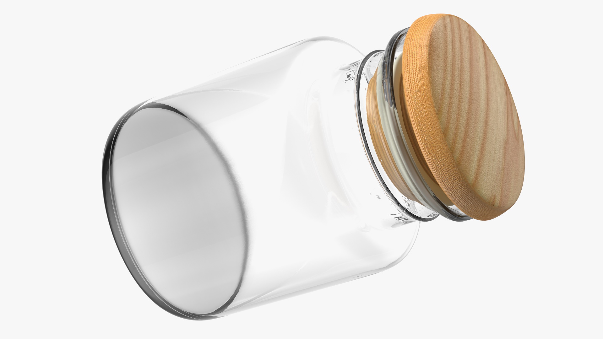 Storage Glass Jar 3D
