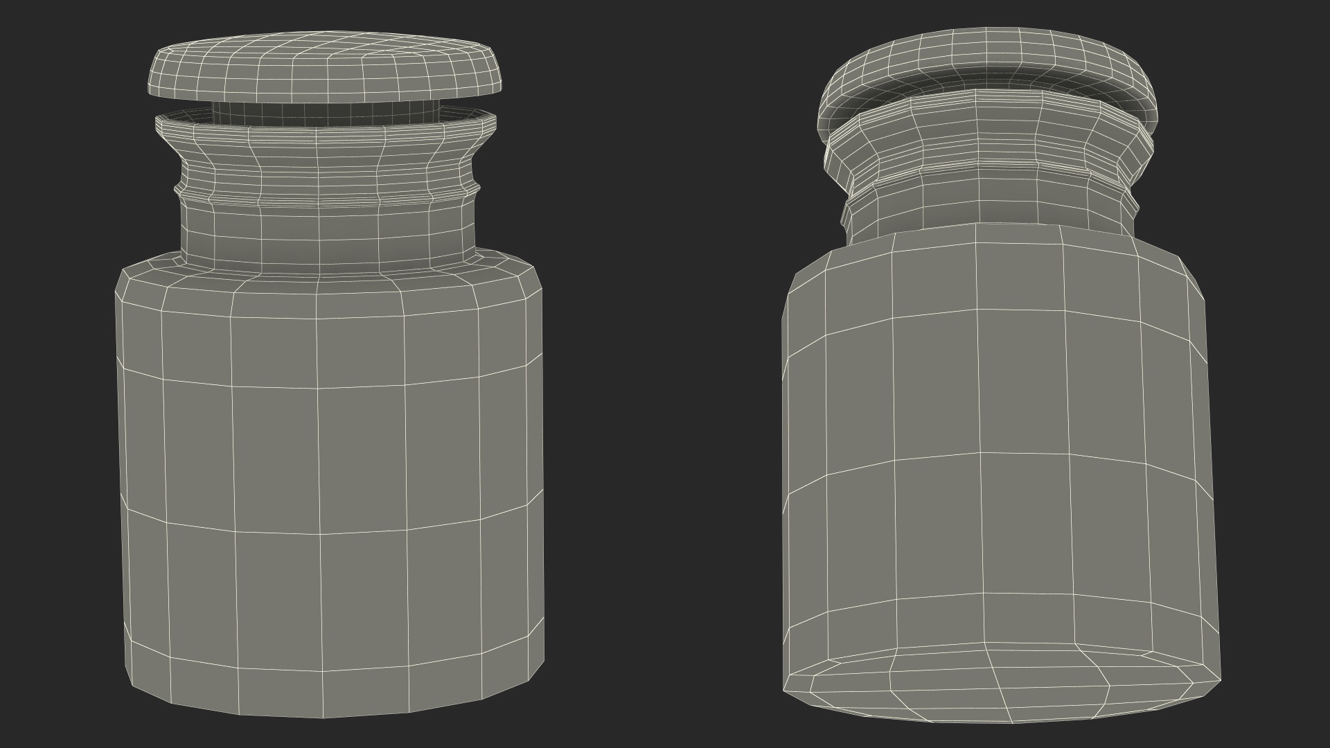Storage Glass Jar 3D