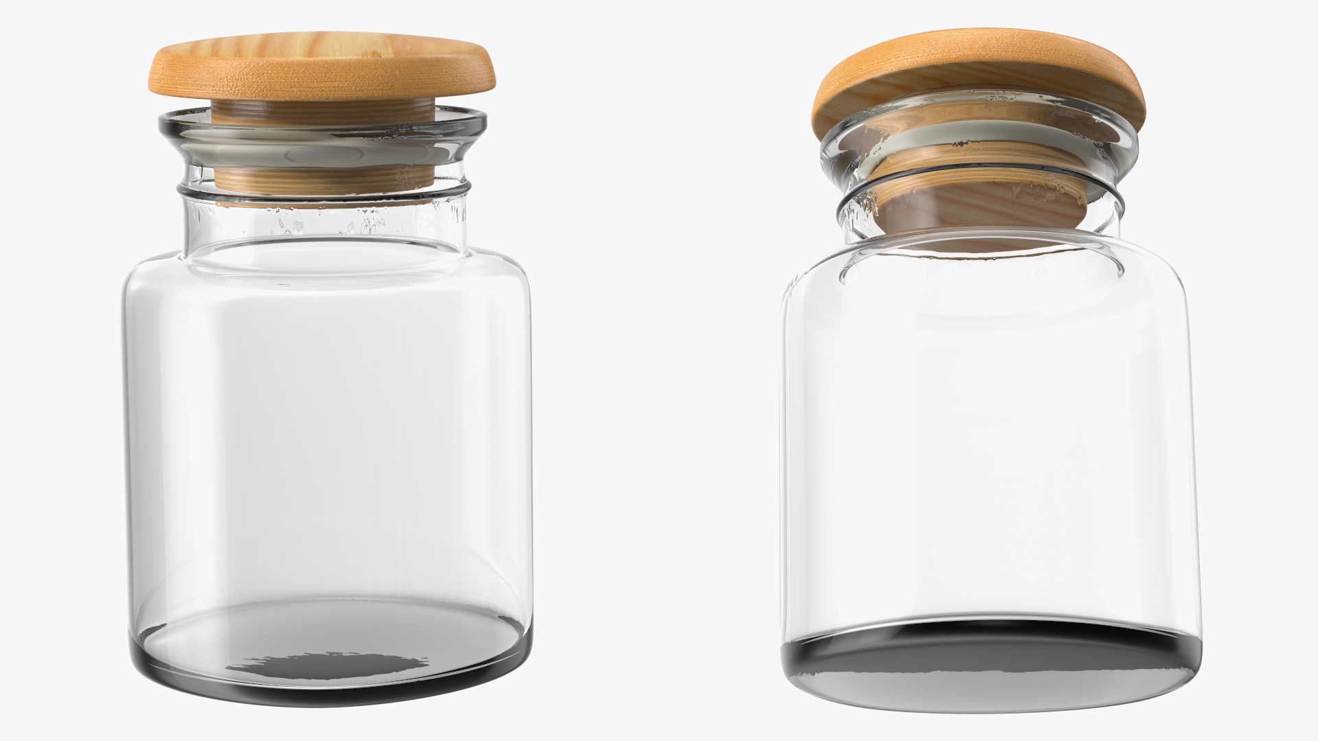 Storage Glass Jar 3D
