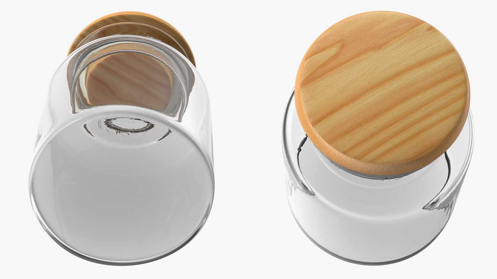 Storage Glass Jar 3D