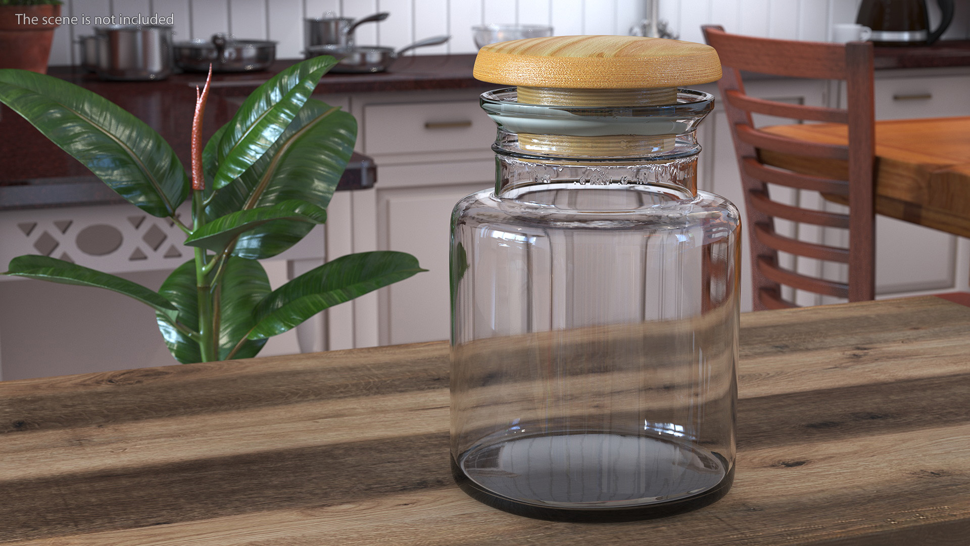 Storage Glass Jar 3D