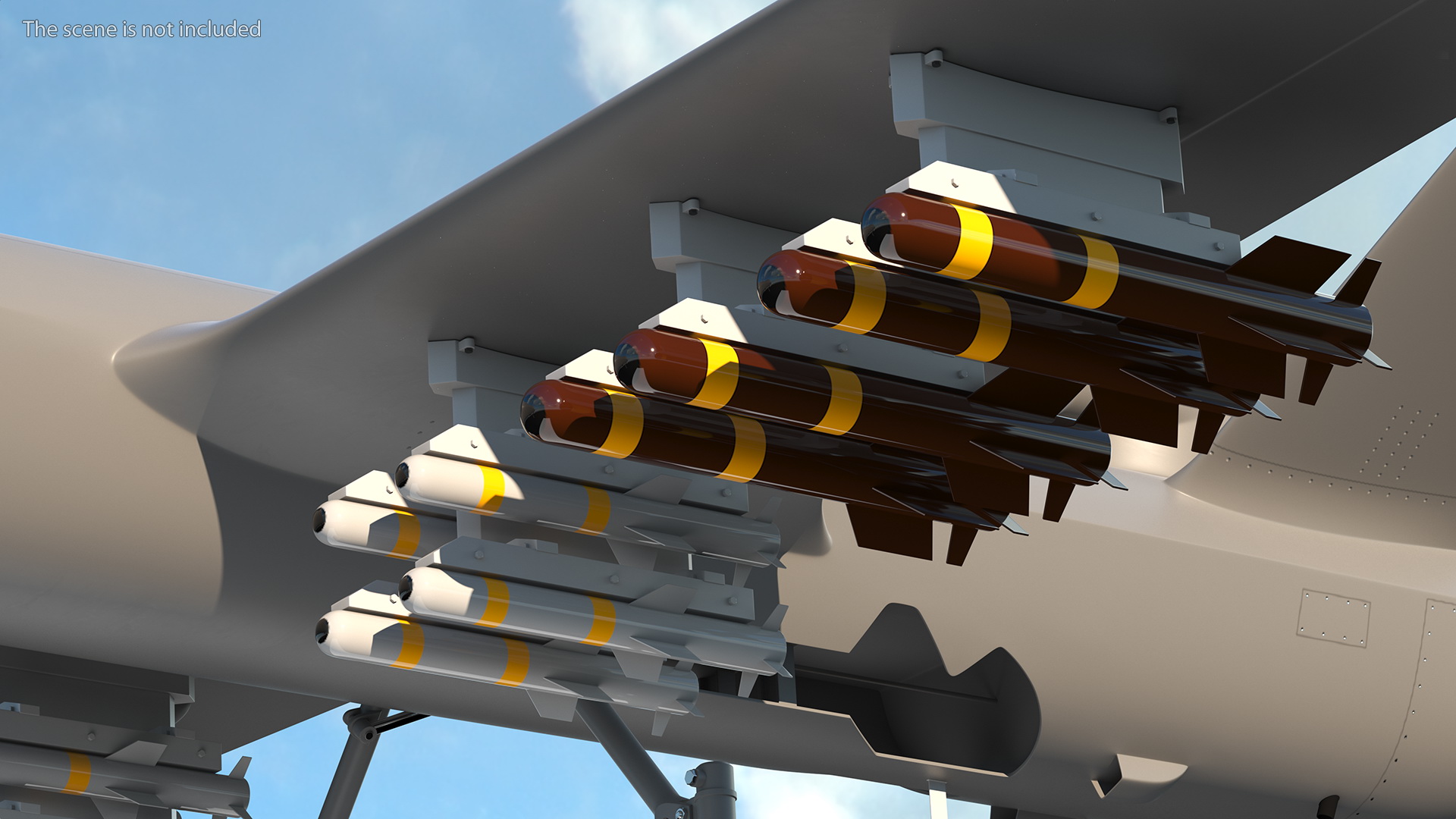 Hunter Killer Surveillance UAV Rigged 3D