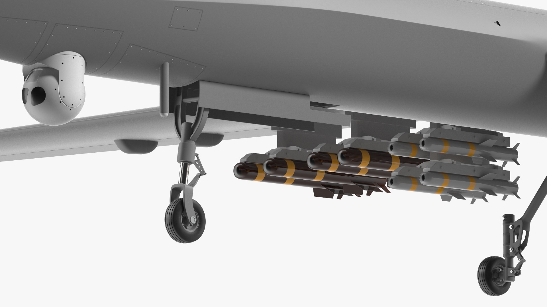 Hunter Killer Surveillance UAV Rigged 3D