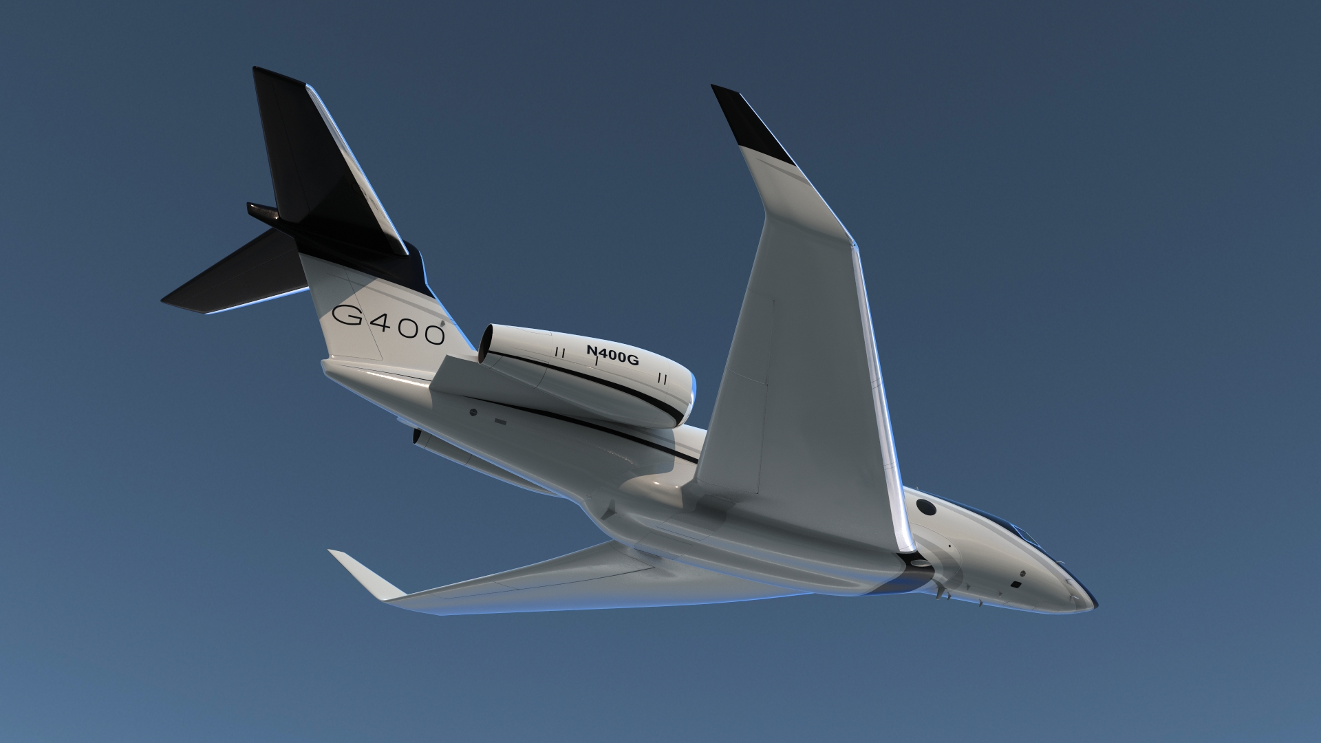 3D model Gulfstream G400 Twin Engine Business Jet