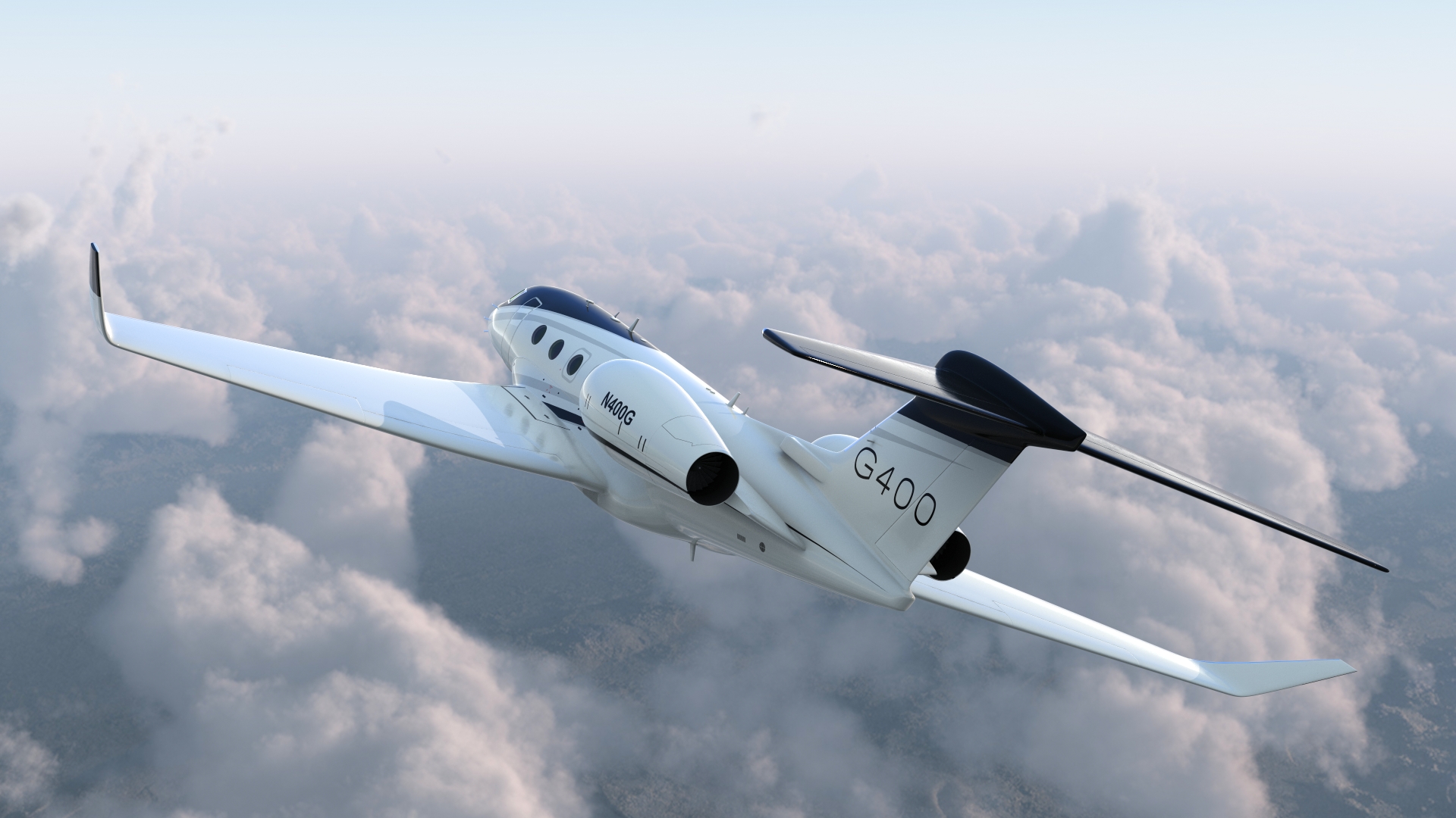3D model Gulfstream G400 Twin Engine Business Jet