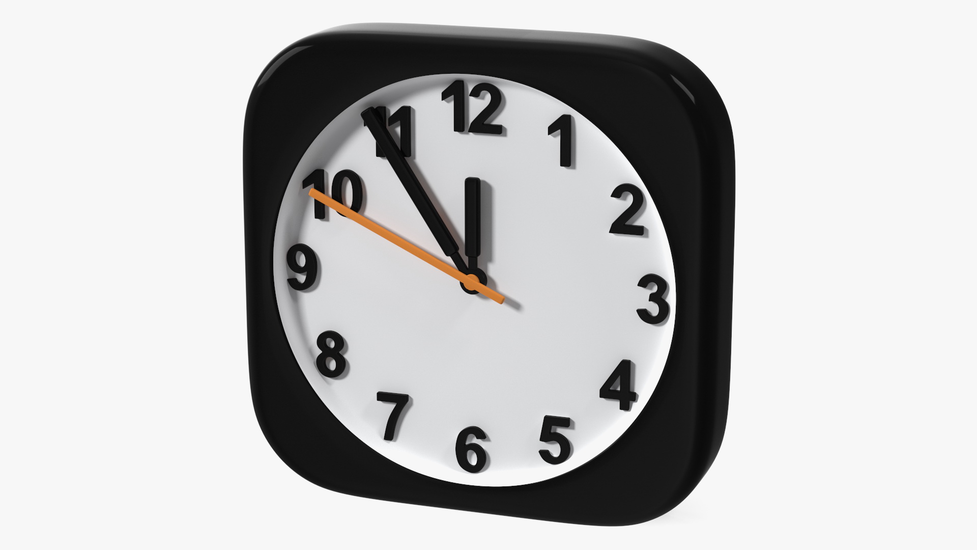 3D iPhone iOS Clock Icon