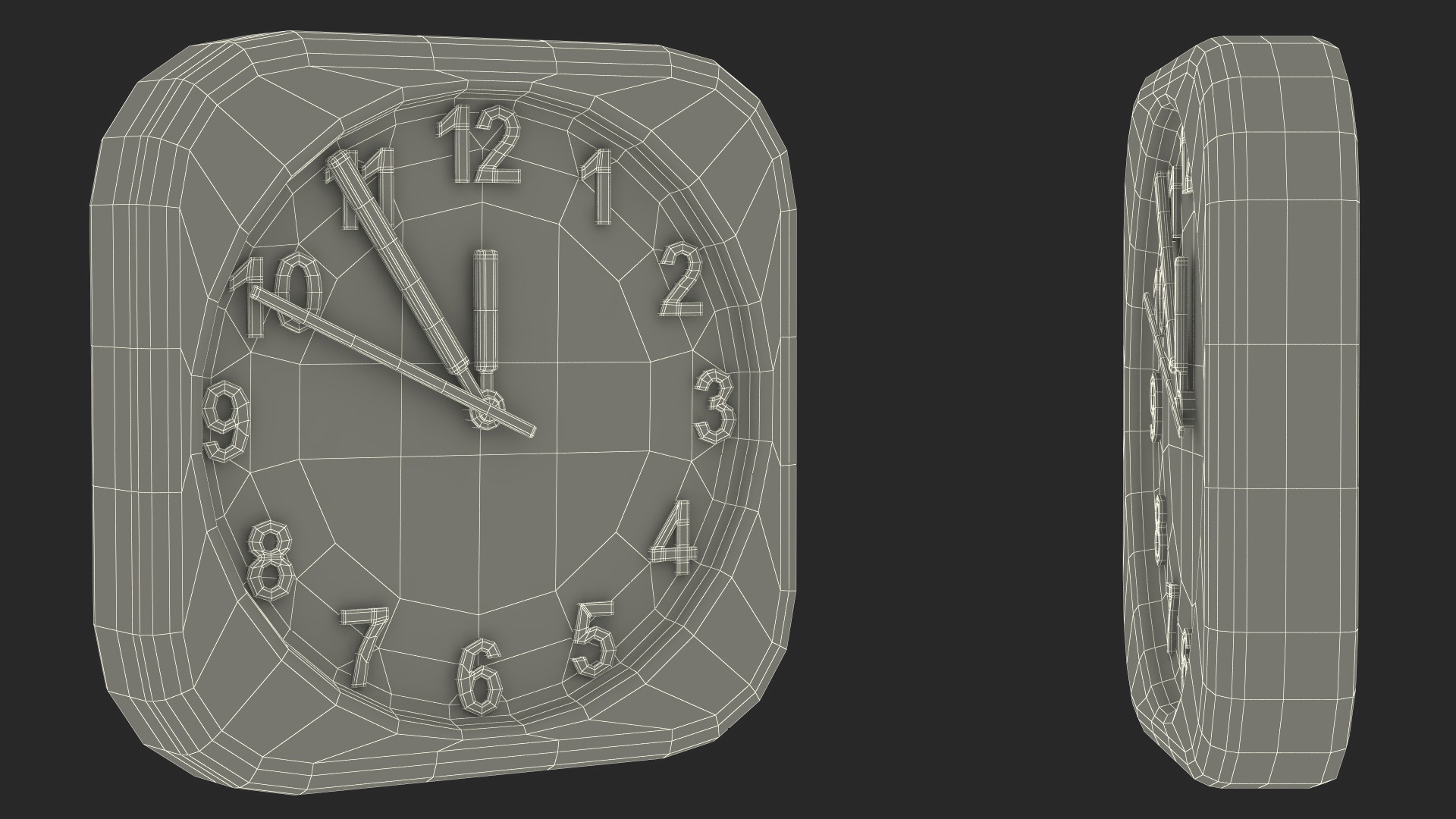 3D iPhone iOS Clock Icon