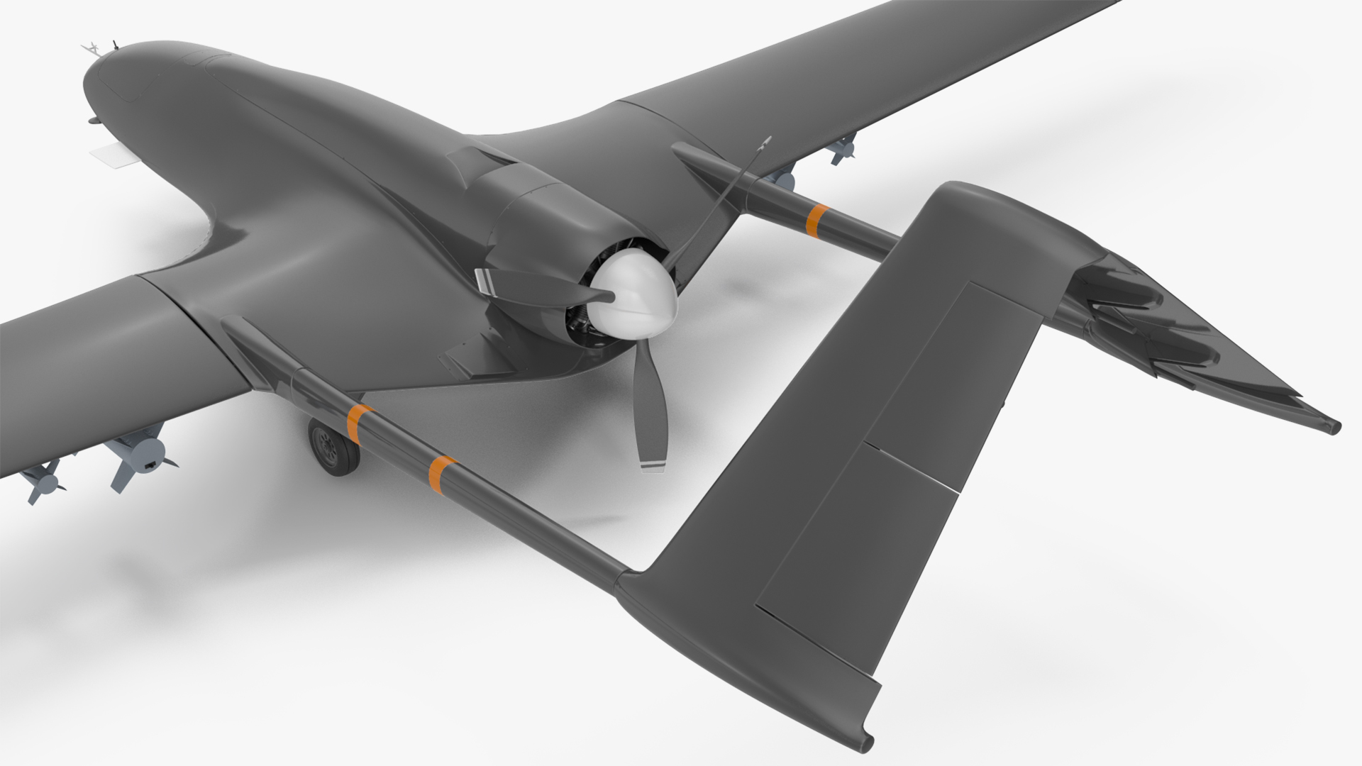 Unmanned Combat Aerial Vehicle Rigged 3D
