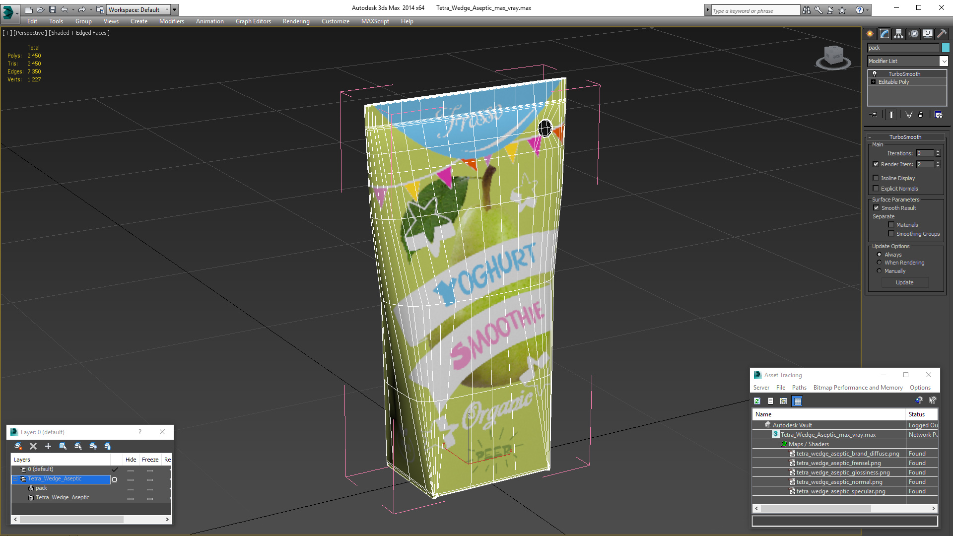 Tetra Wedge Aseptic 3D model