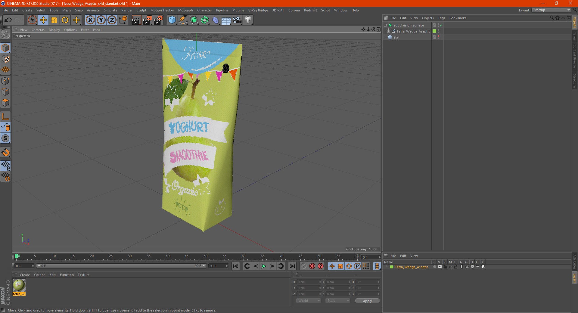Tetra Wedge Aseptic 3D model