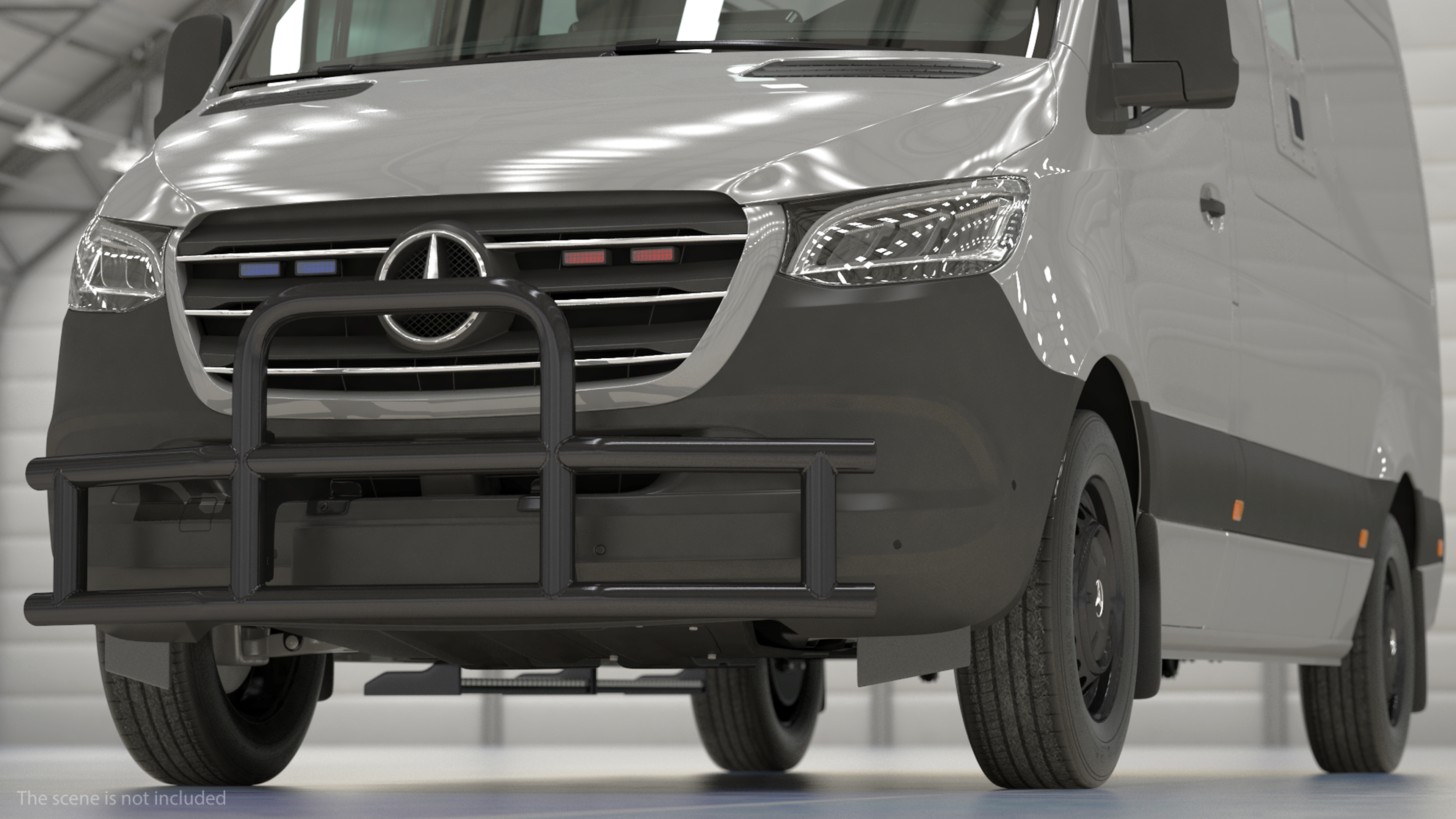 3D model Mercedes-Benz Sprinter Compact Van Simple Interior