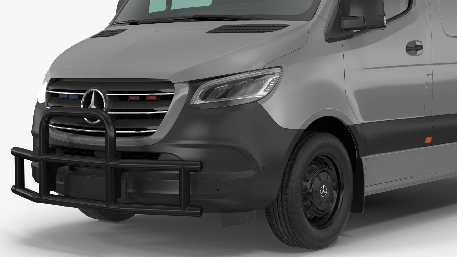 3D model Mercedes-Benz Sprinter Compact Van Simple Interior