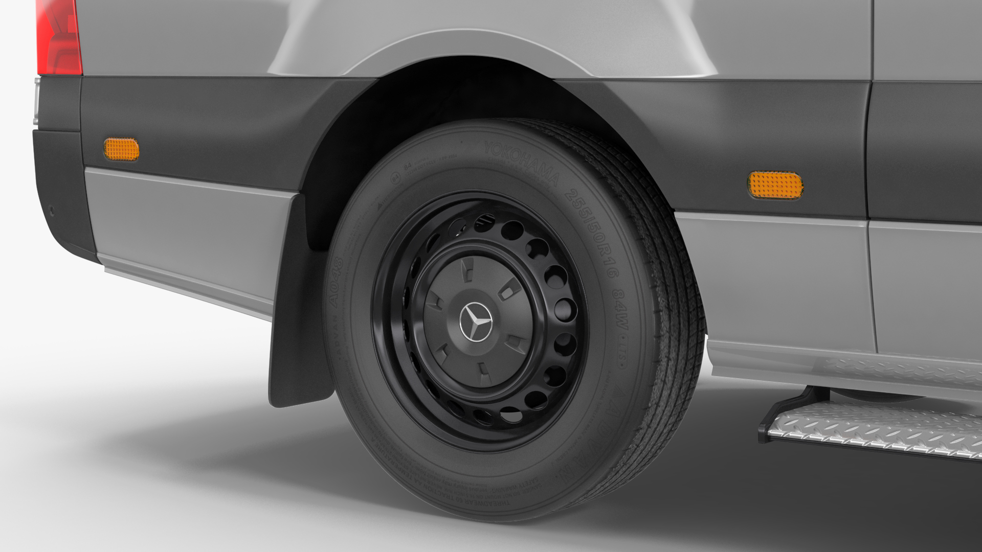 3D model Mercedes-Benz Sprinter Compact Van Simple Interior