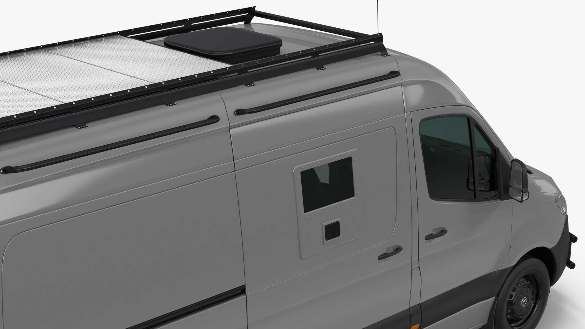 3D model Mercedes-Benz Sprinter Compact Van Simple Interior