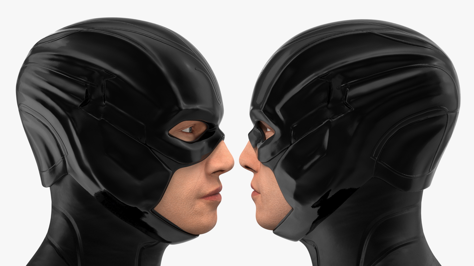 Character Superhero Head 3D model
