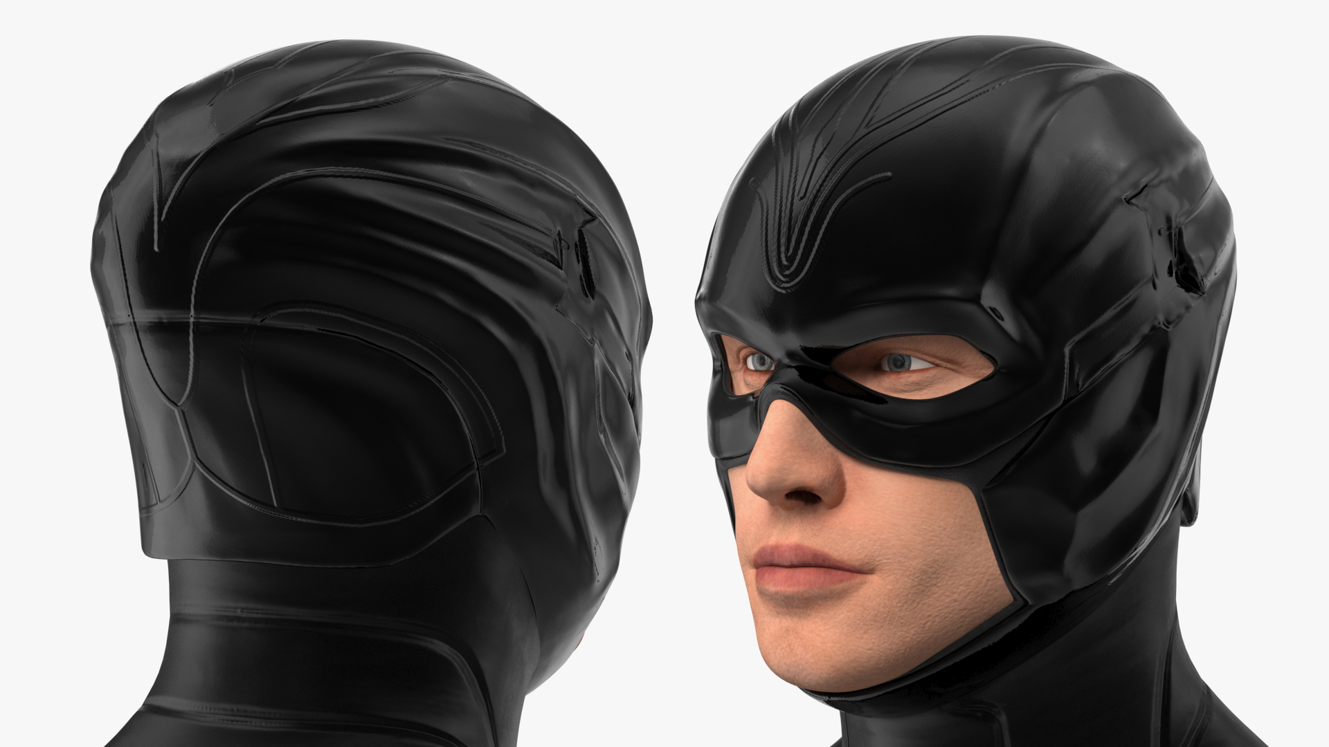 Character Superhero Head 3D model