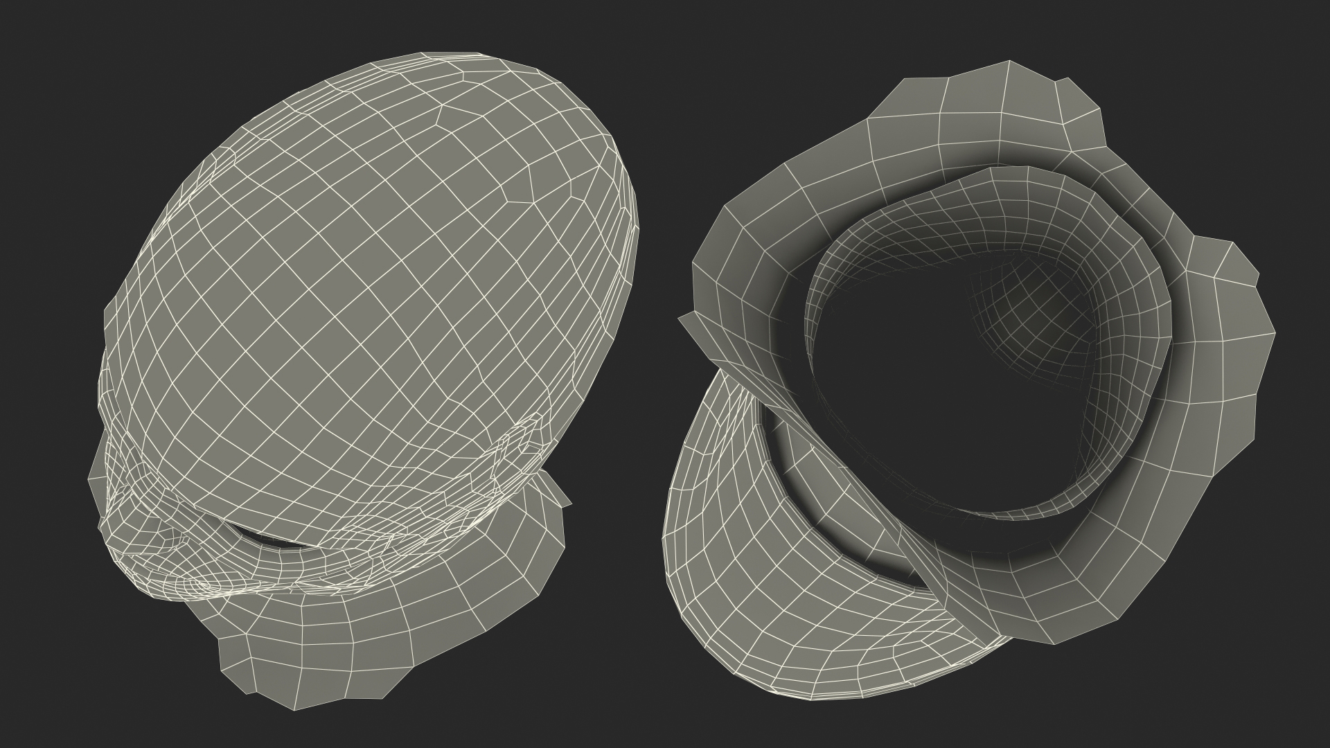 Character Superhero Head 3D model