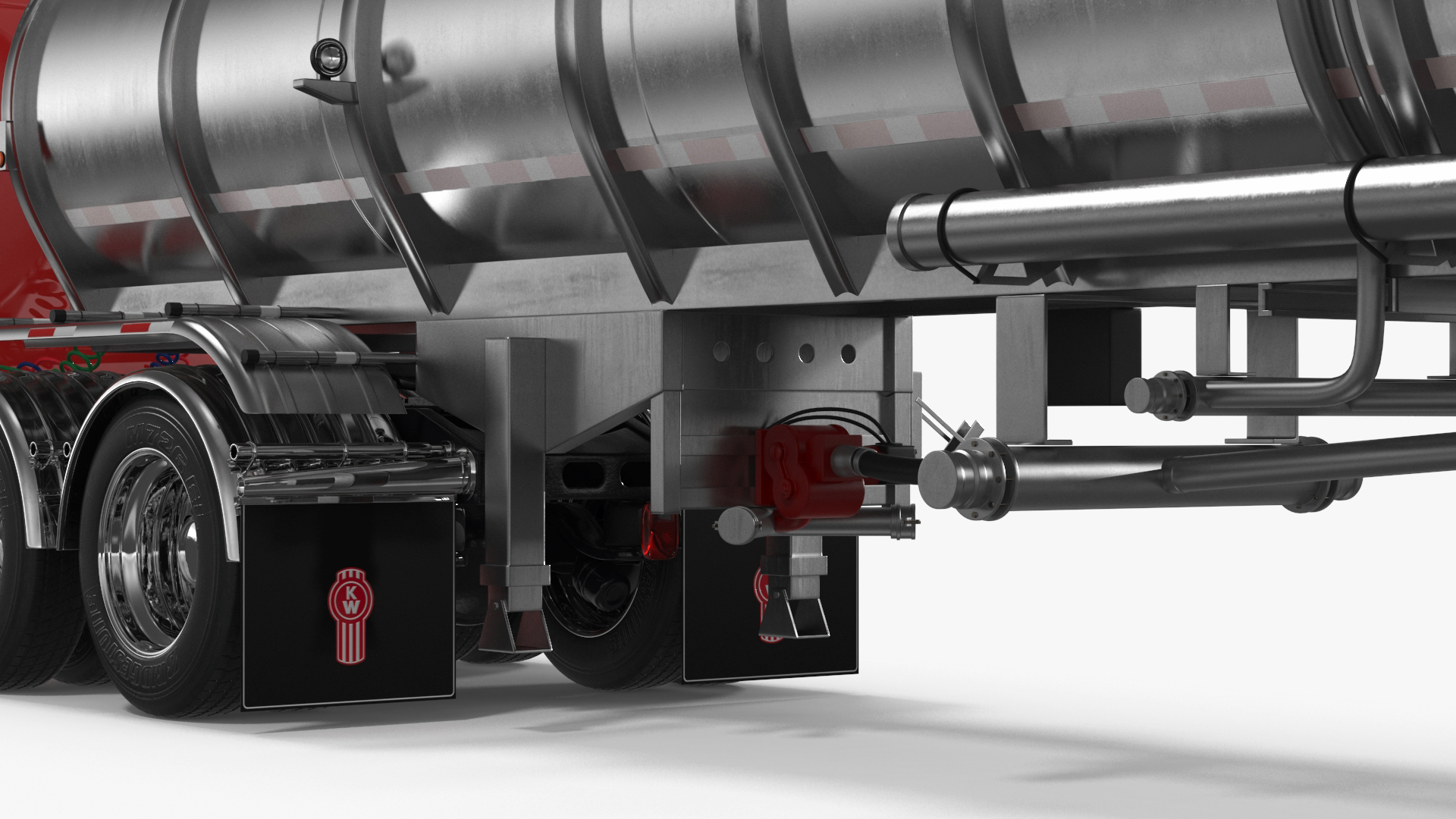 3D Kenworth W900 Tanker Truck