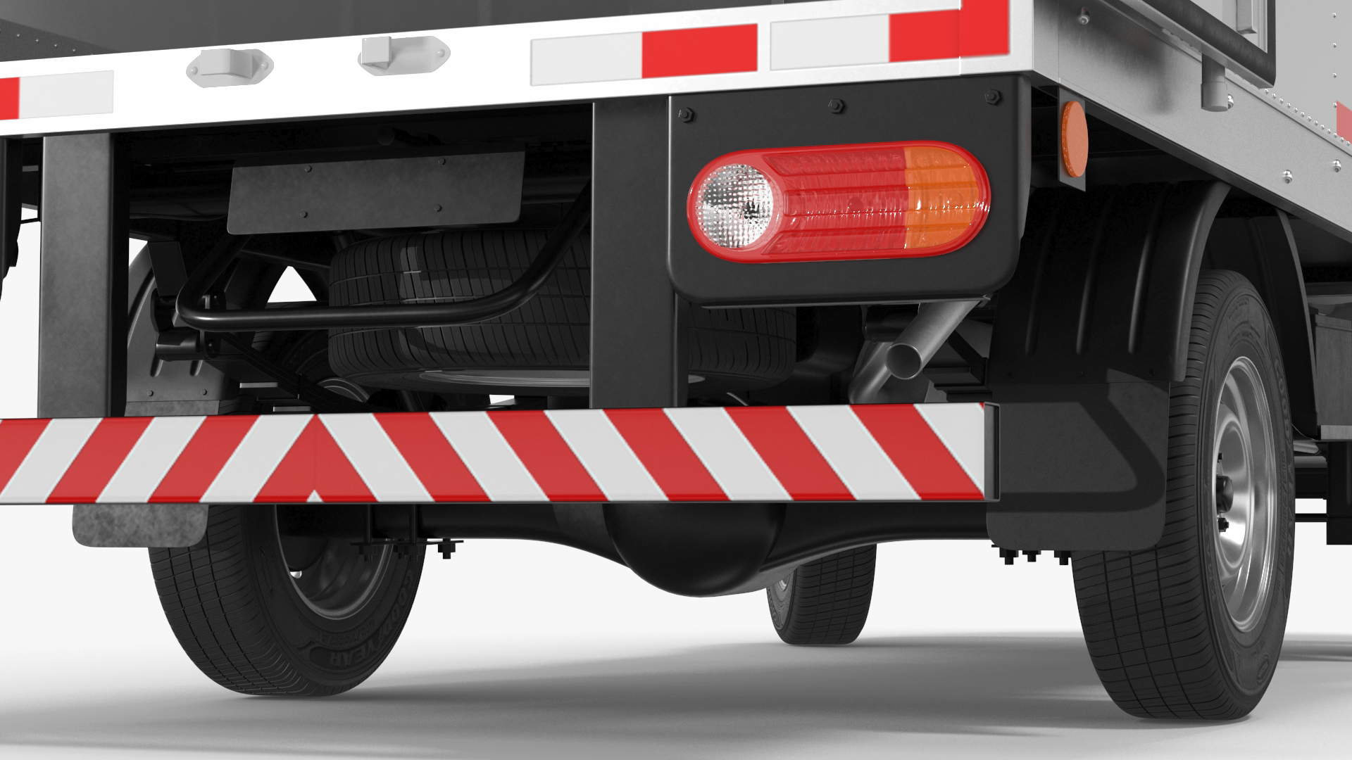 3D model Mini Truck Hyundai HR 2023 Refrigerator Rigged for Maya
