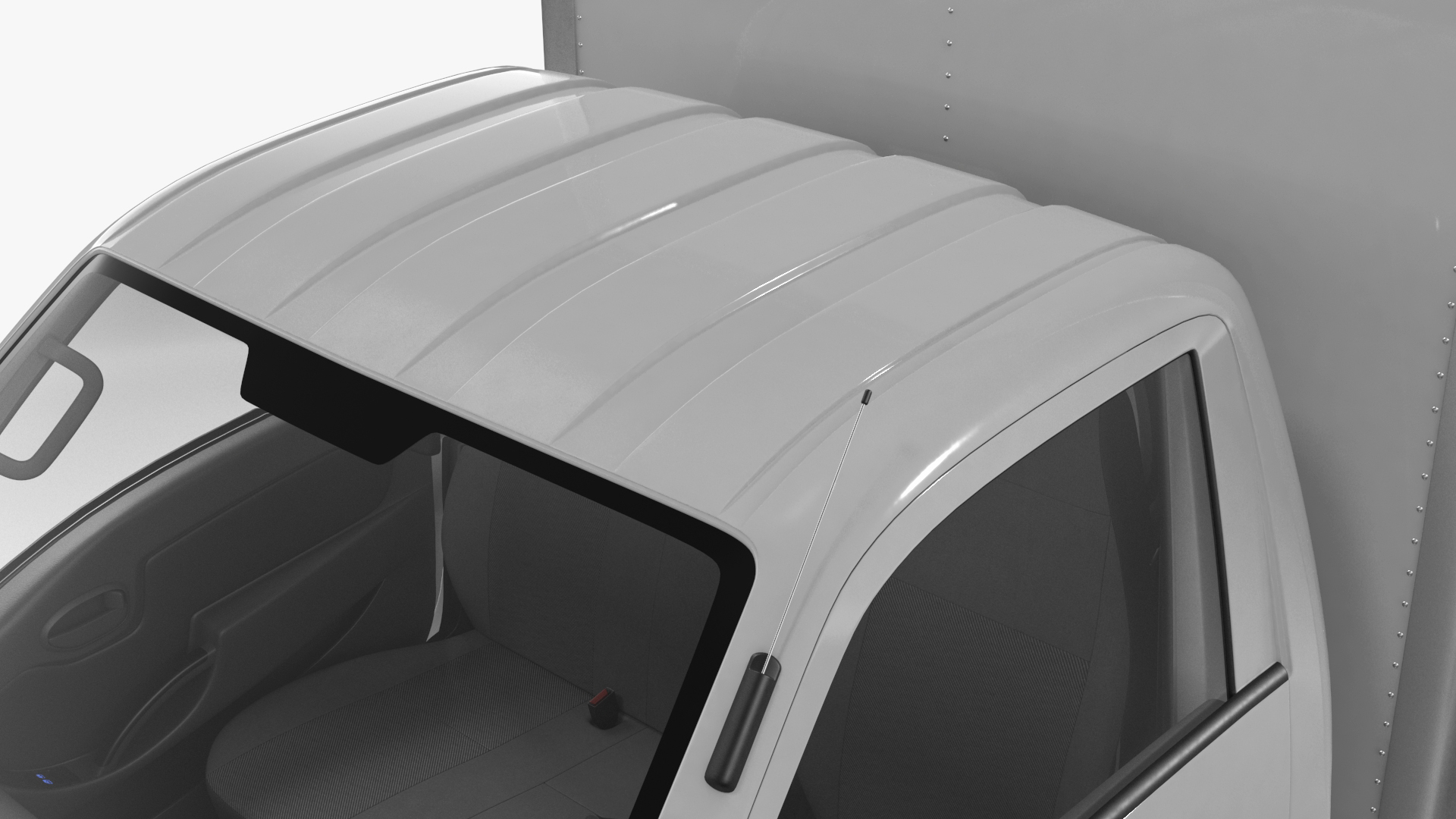3D model Mini Truck Hyundai HR 2023 Refrigerator Rigged for Maya