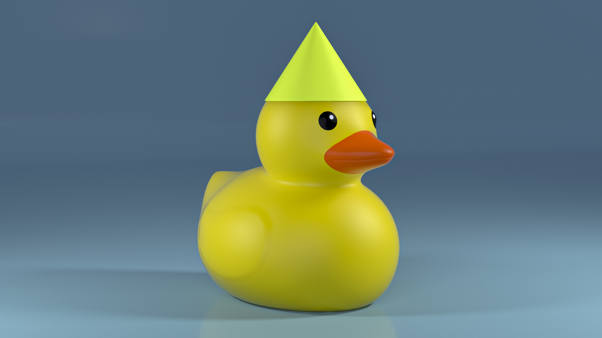 3D Plastic Cap Green for Rubber Duck model