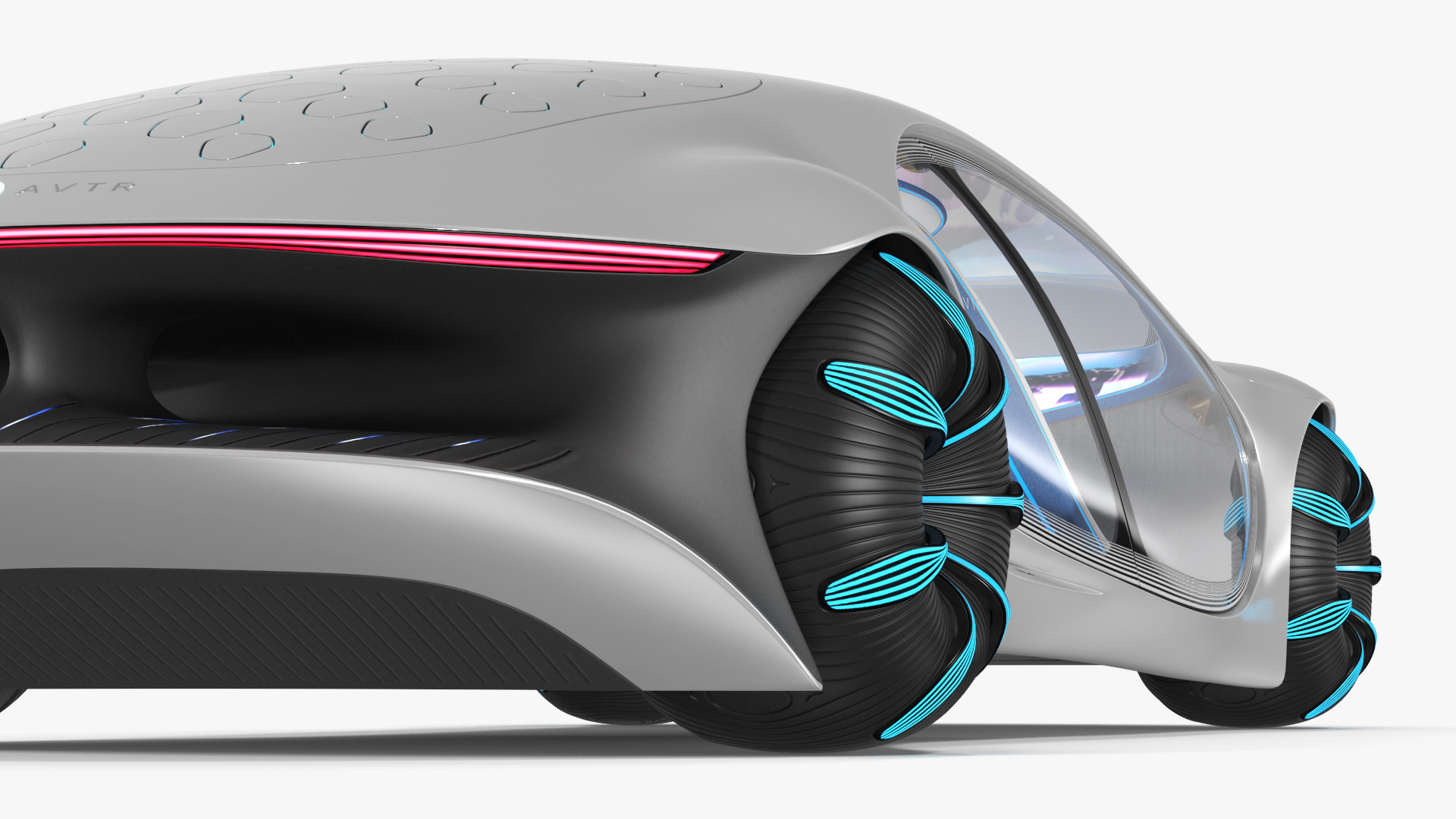 Mercedes Vision AVTR Light ON 3D model