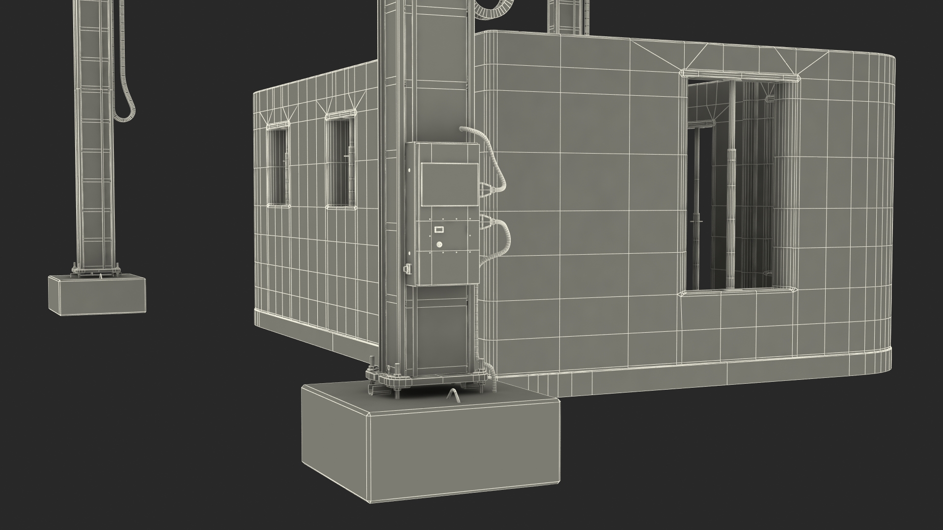 3D Building Module with Construction Printer