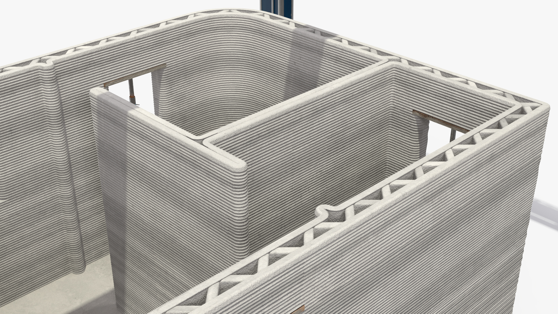 3D Building Module with Construction Printer