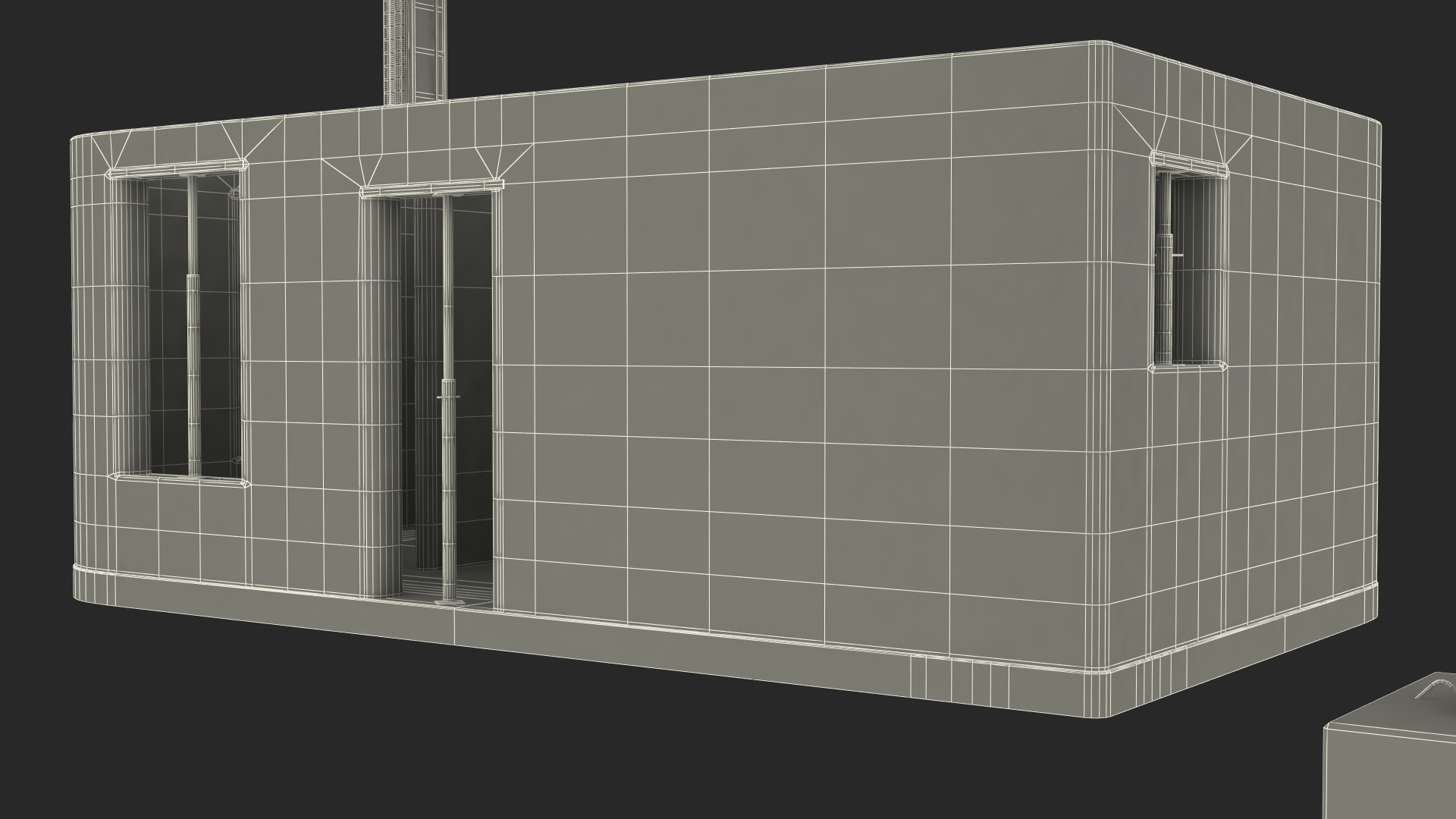 3D Building Module with Construction Printer