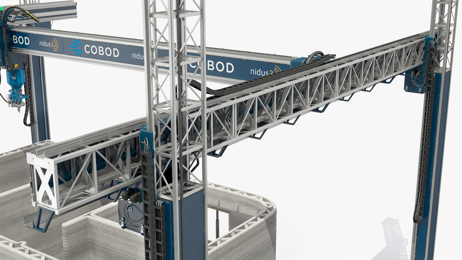 3D Building Module with Construction Printer