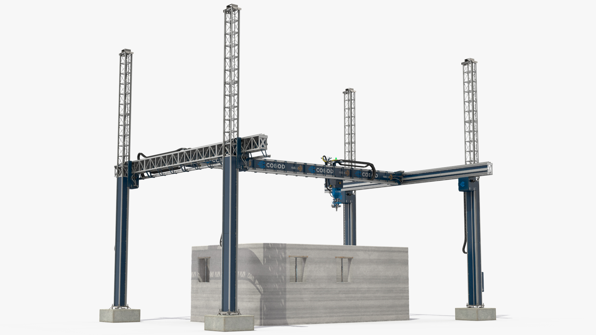 3D Building Module with Construction Printer
