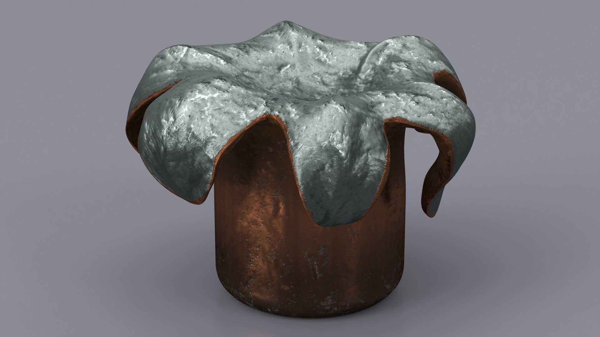 3D Impact Bullet Lead model