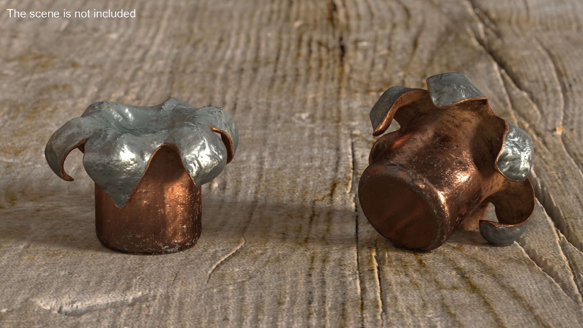 3D Impact Bullet Lead model